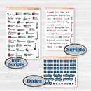 Playful Winter Kit | Weekly Add-On Planner Kit Stickers | Jingle | KIT-418-B