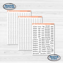 Cheerful Holiday Christmas Kit | A5 Plum Daily Planner Kit Stickers | Very Merry | KIT-420-N