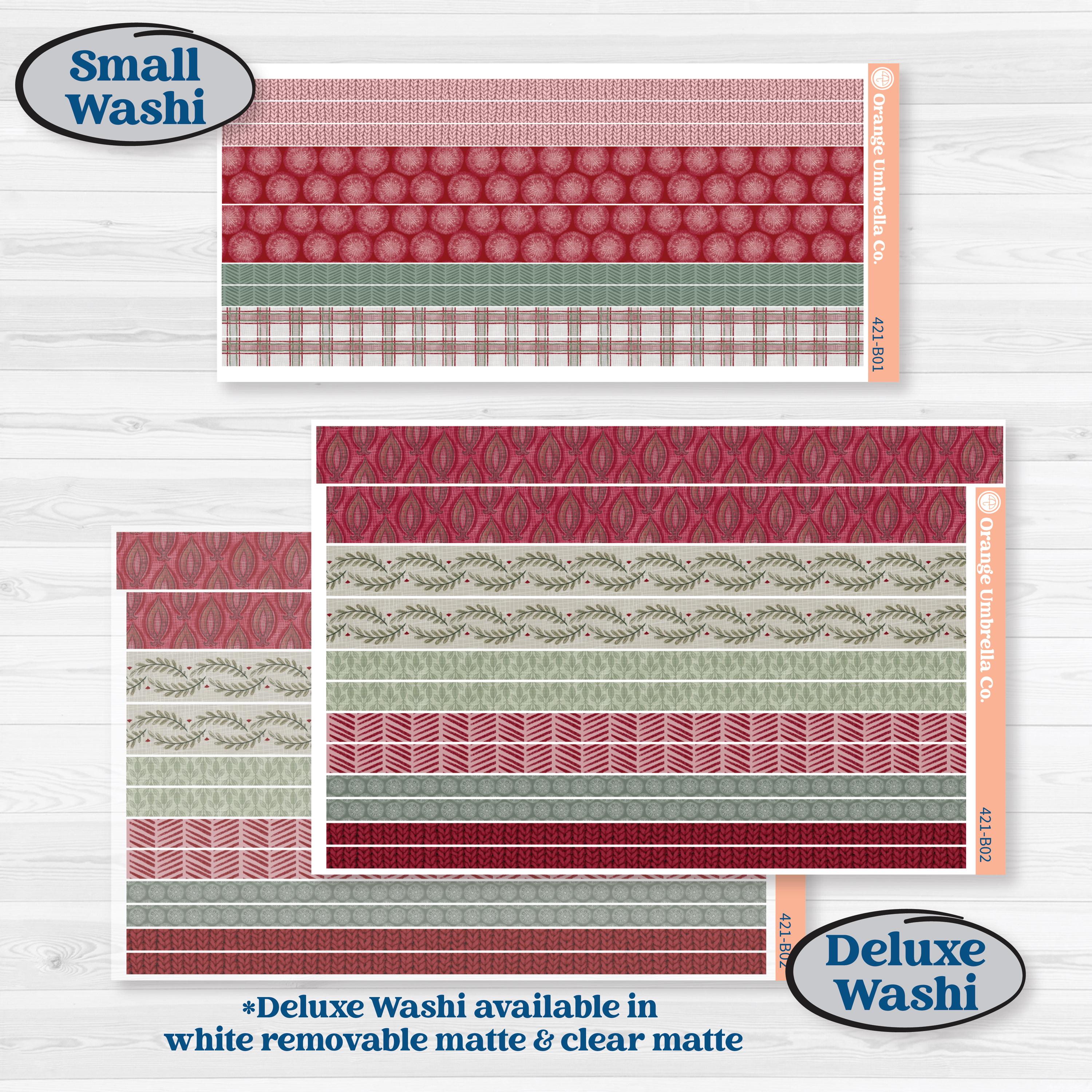 Vintage Christmas Kit | Weekly Add-On Planner Kit Stickers | Holiday Nostalgia | KIT-421-B