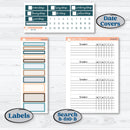 Whimsical Winter Kit | Plum Vertical Priorities 7x9 Planner Kit Stickers | Sugarplum | KIT-422-J