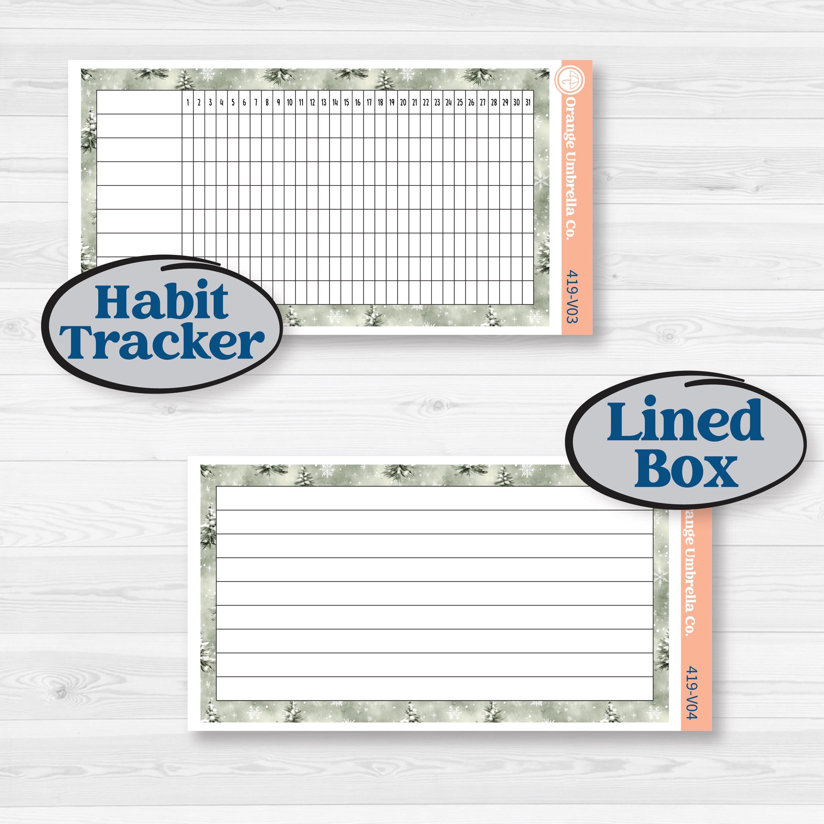Classic Christmas Reading Kit | A5 Erin Condren Monthly & Dashboard Sticker Kit | 2024-2025 Planners | All Aglow | KIT-419-V