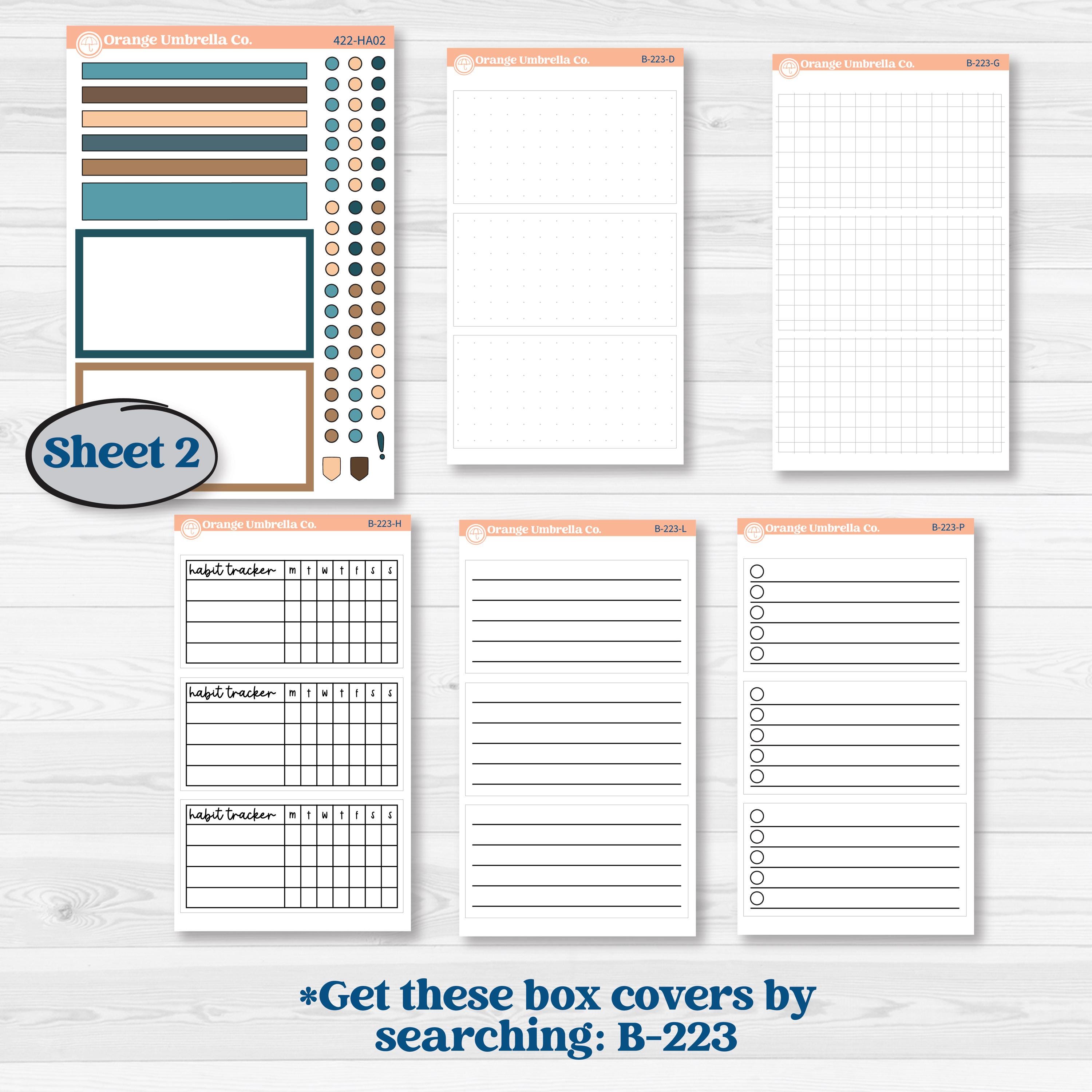 Whimsical Winter Kit | Erin Condren Weekly Dashboard Planner Kit Stickers | Sugarplum | KIT-422-HA
