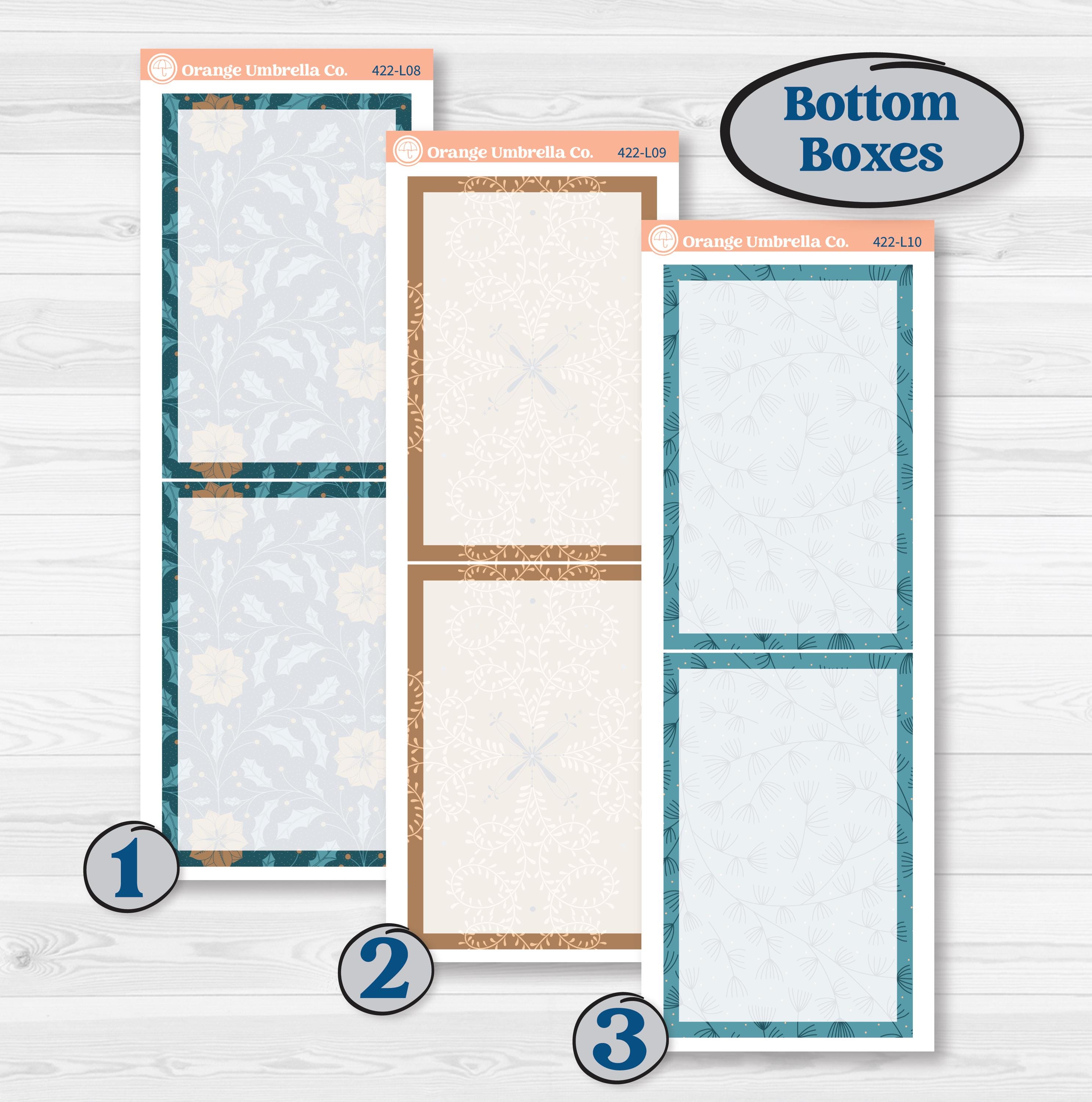 Whimsical Winter Kit | A5 Daily Duo Planner Kit Stickers | Sugarplum | KIT-422-L