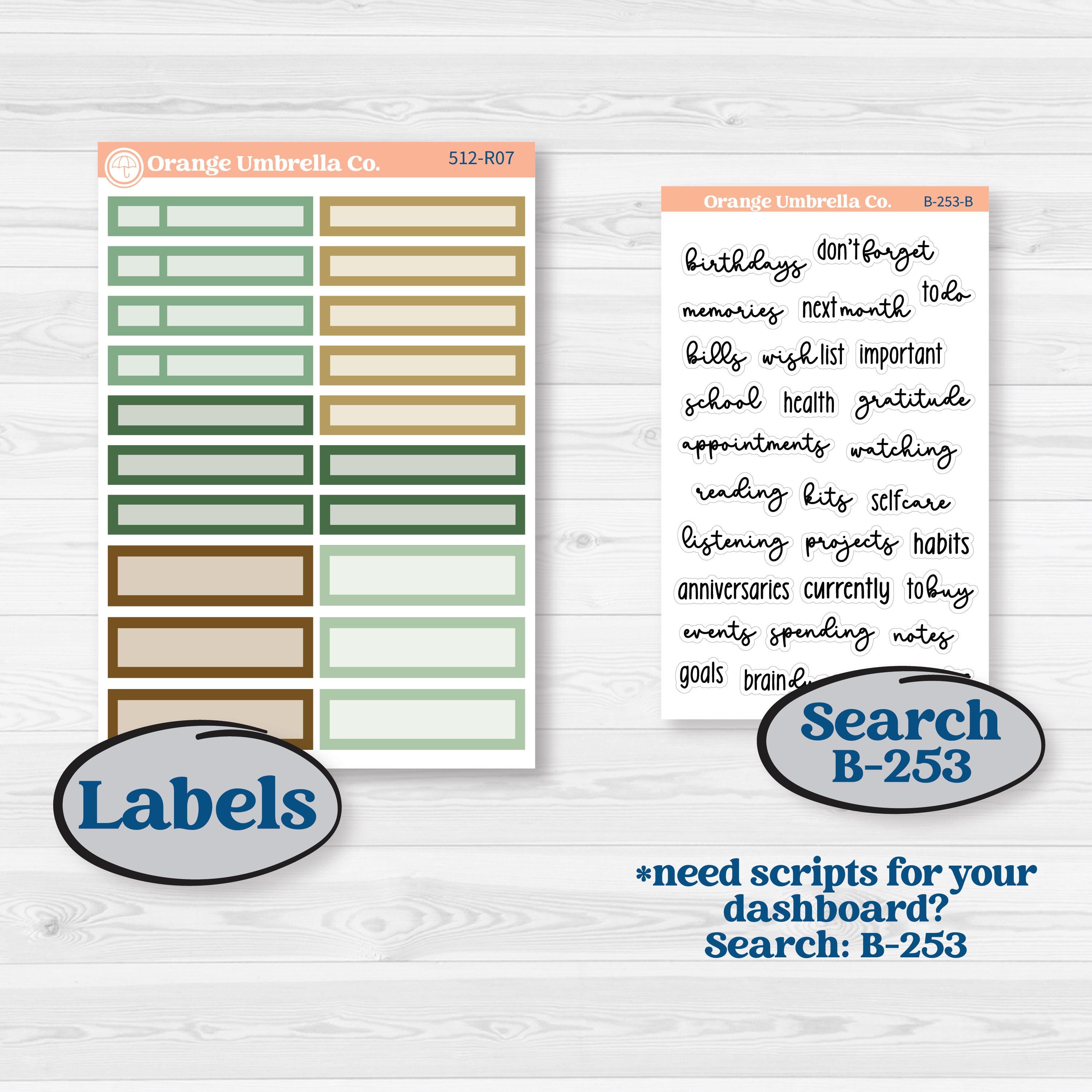 St. Patrick’s Day | 8.5x11 Plum Monthly & Dashboard Planner Kit Stickers | Emerald Isle | KIT-512-R