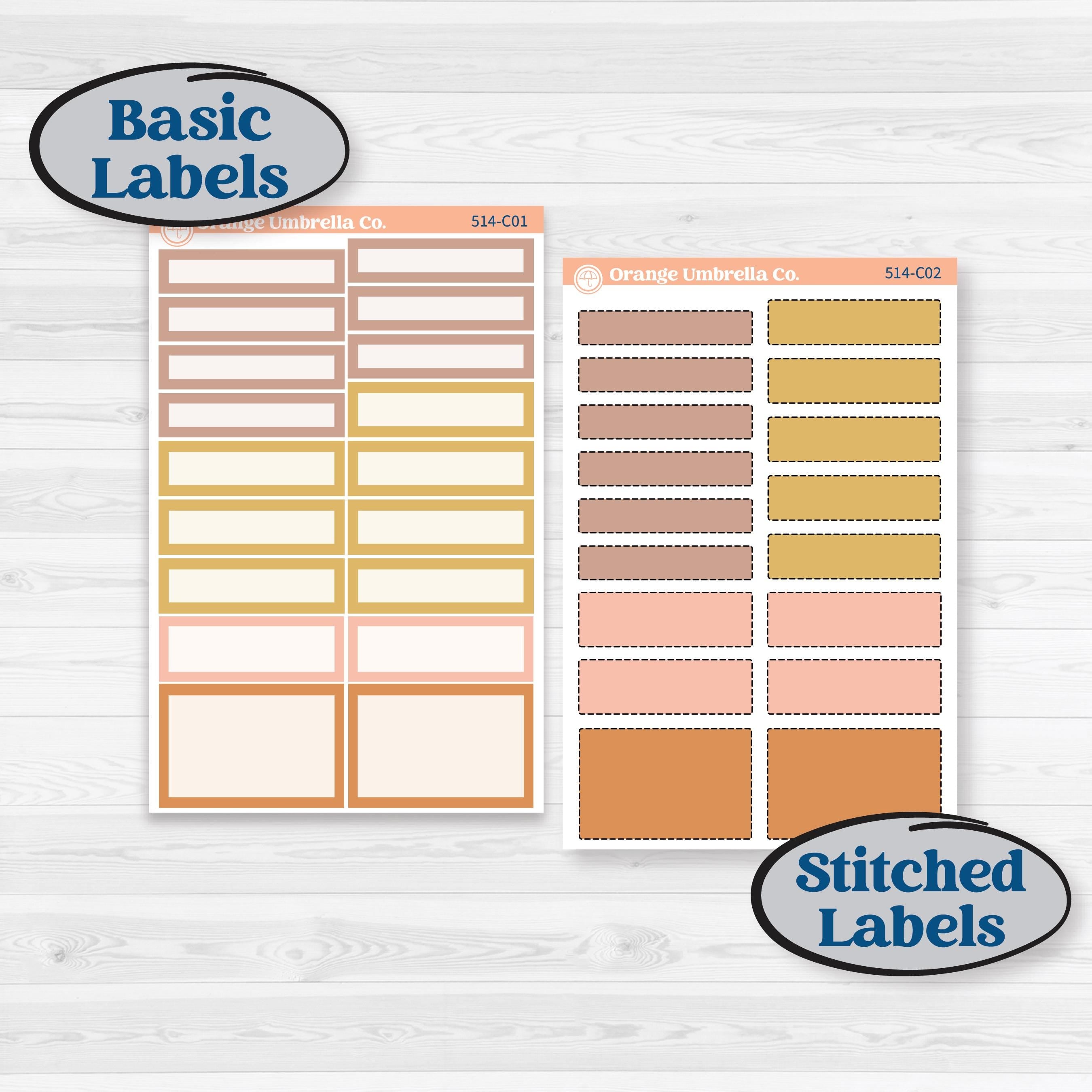 Early Spring Florals | Weekly Add-On Labels Planner Kit Stickers | Grow | KIT-514-C