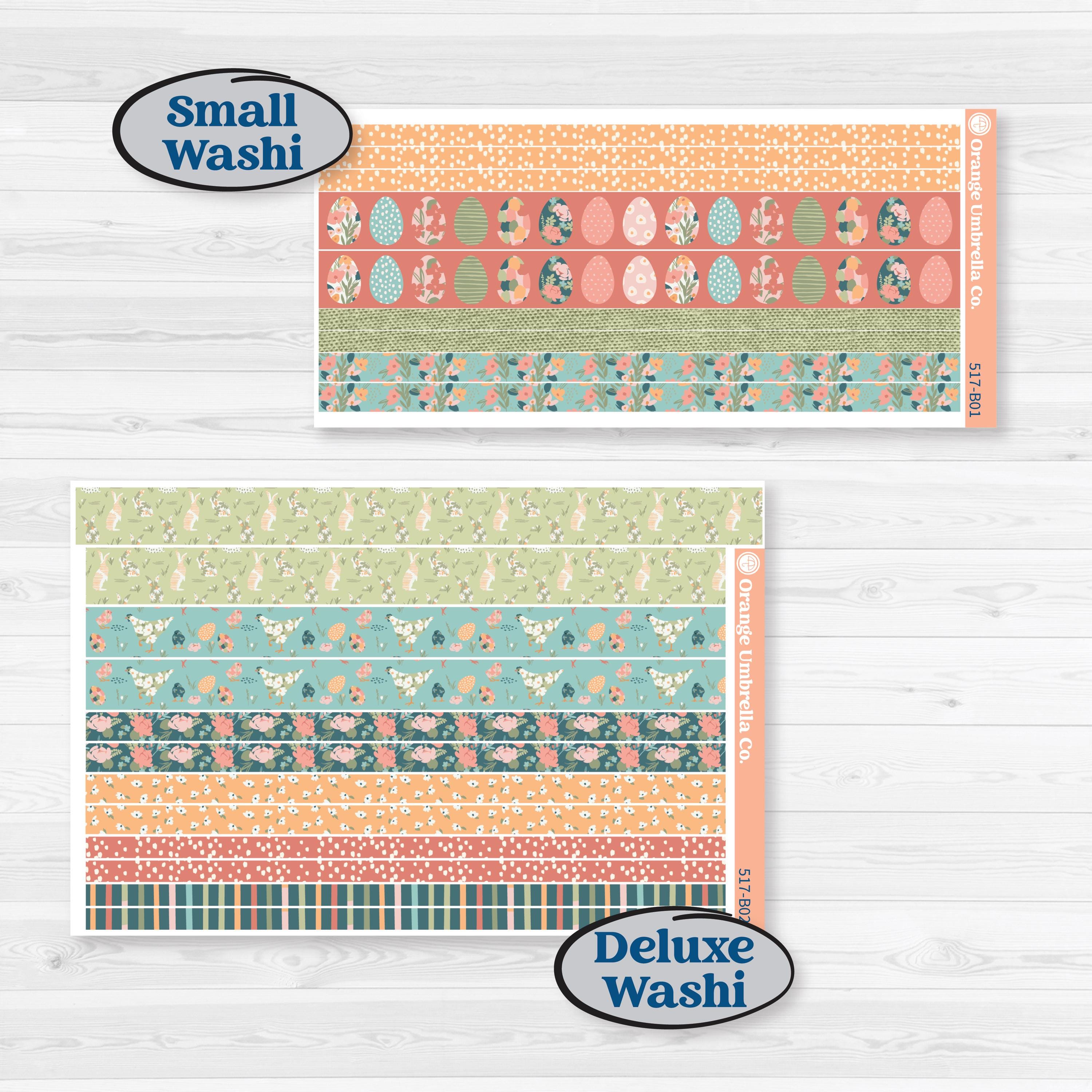 Easter Spring Kit | Weekly Add-On Planner Kit Stickers | Easter Basket | KIT-517-B