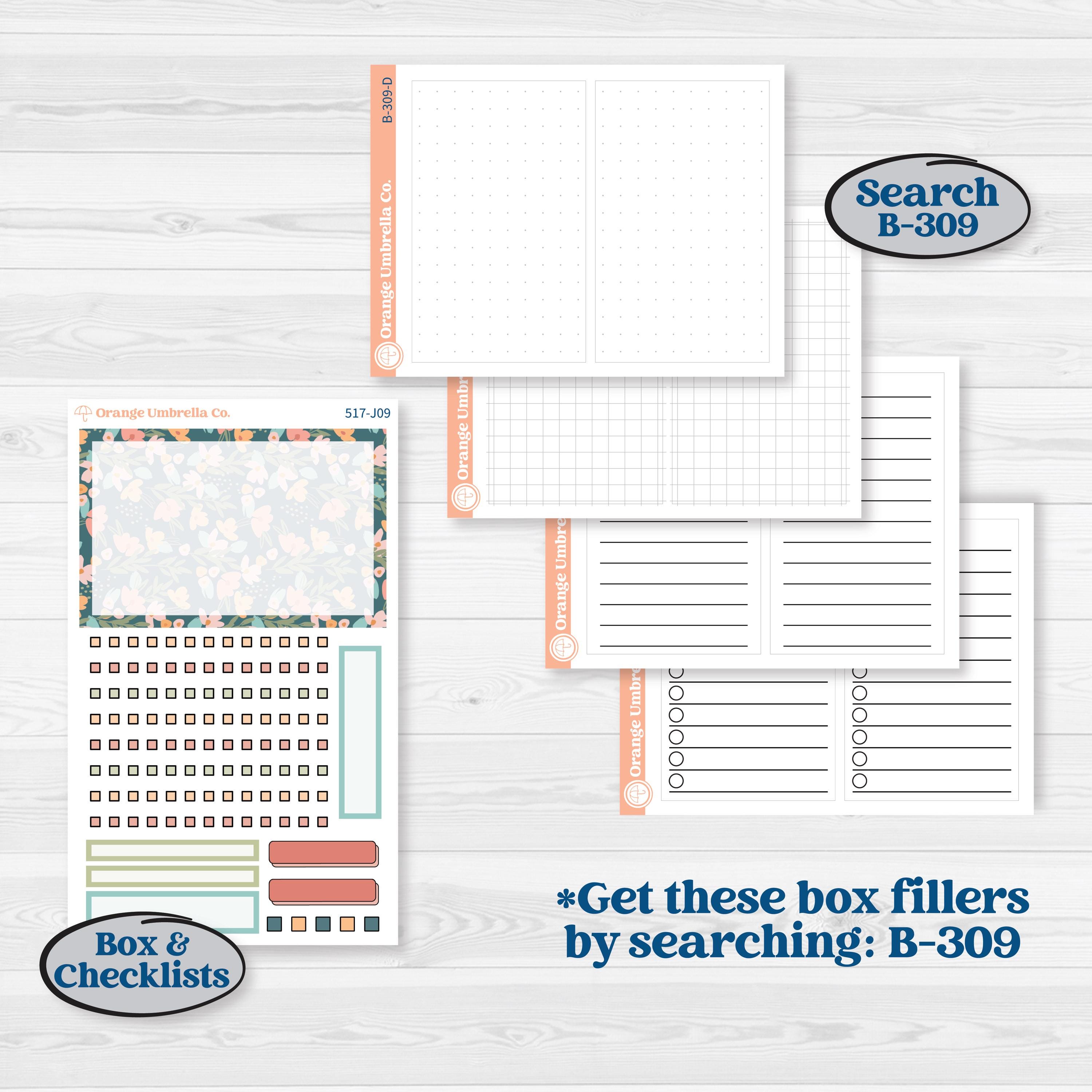 Easter Spring Kit | A5 Daily Duo Planner Kit Stickers | Easter Basket | KIT-517-J