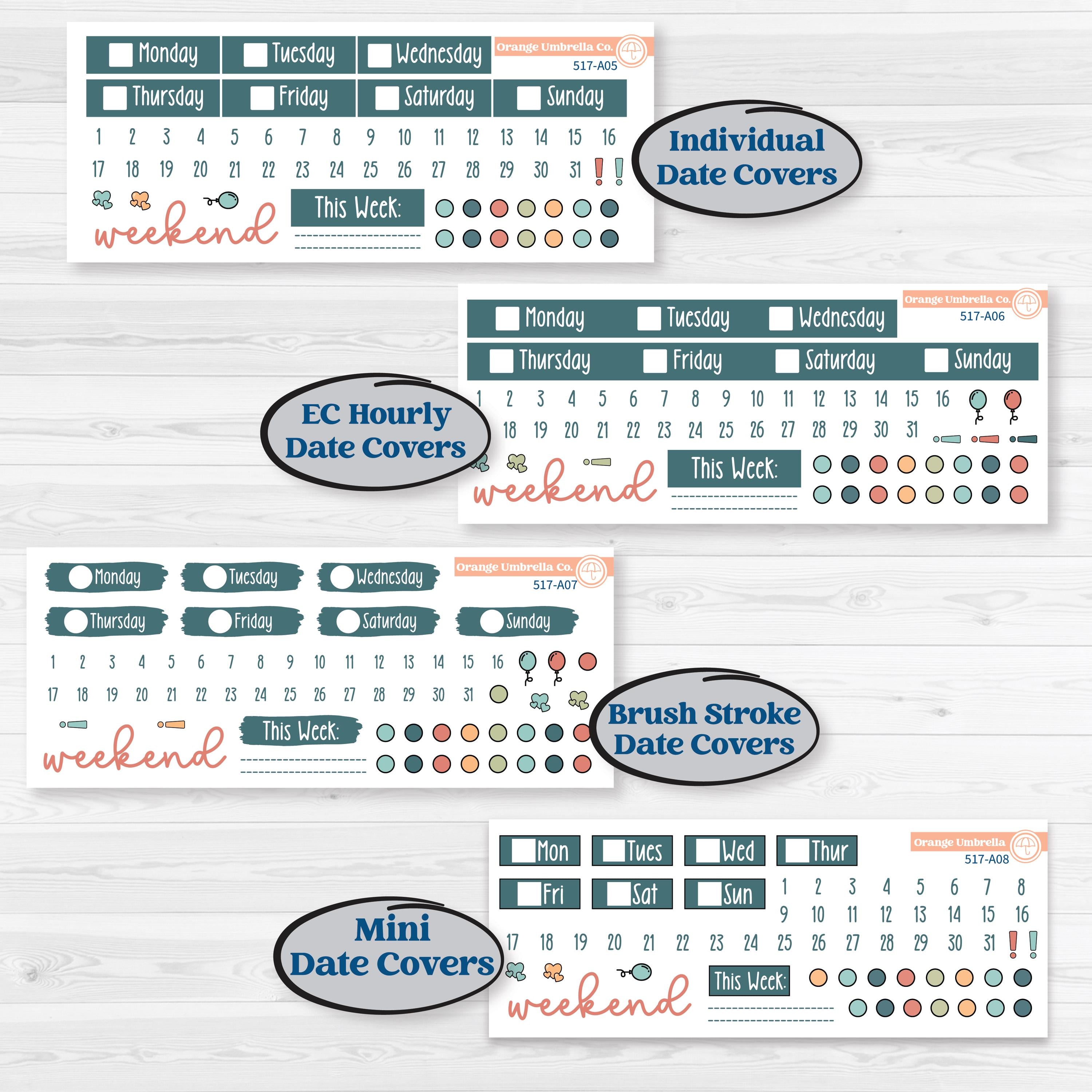 Easter Spring Kit | Weekly Sticker Kit for Vertical Planners like Erin Condren | Easter Basket | KIT-517-A
