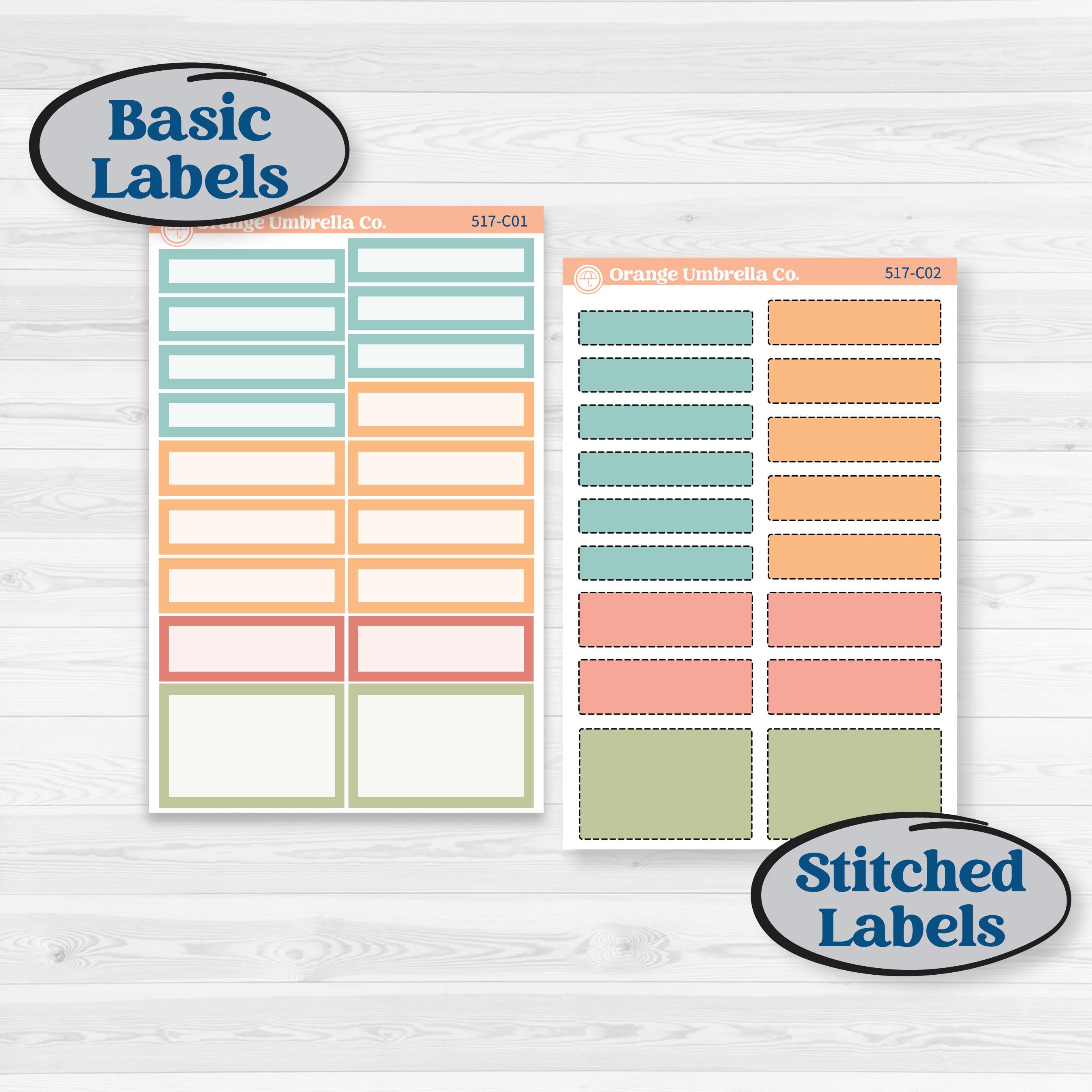 Easter Spring Kit | Weekly Add-On Labels Planner Stickers | Easter Basket | KIT-517-C