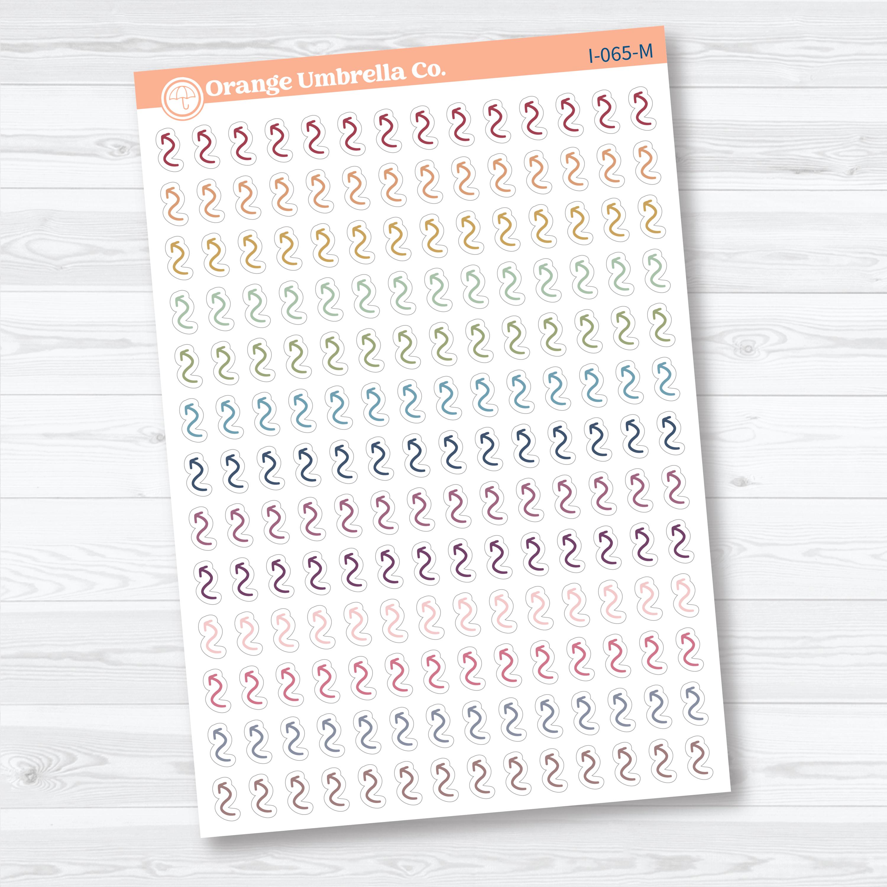 2026 Micro Arrow Icons | Planner Stickers | I-065