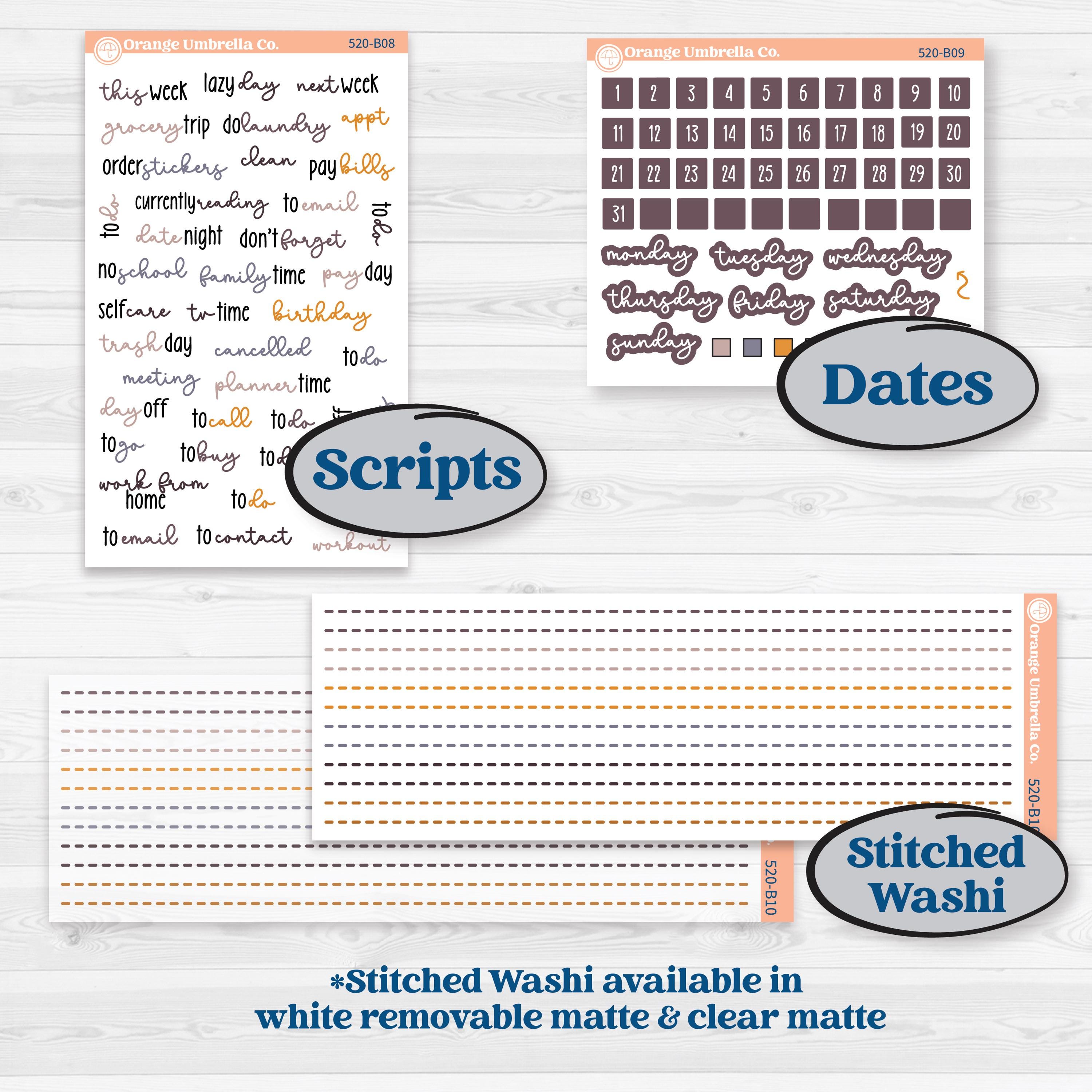 Playful Easter Bunnies | Weekly Add-On Planner Kit Stickers | Bunny Hop | KIT-520-B