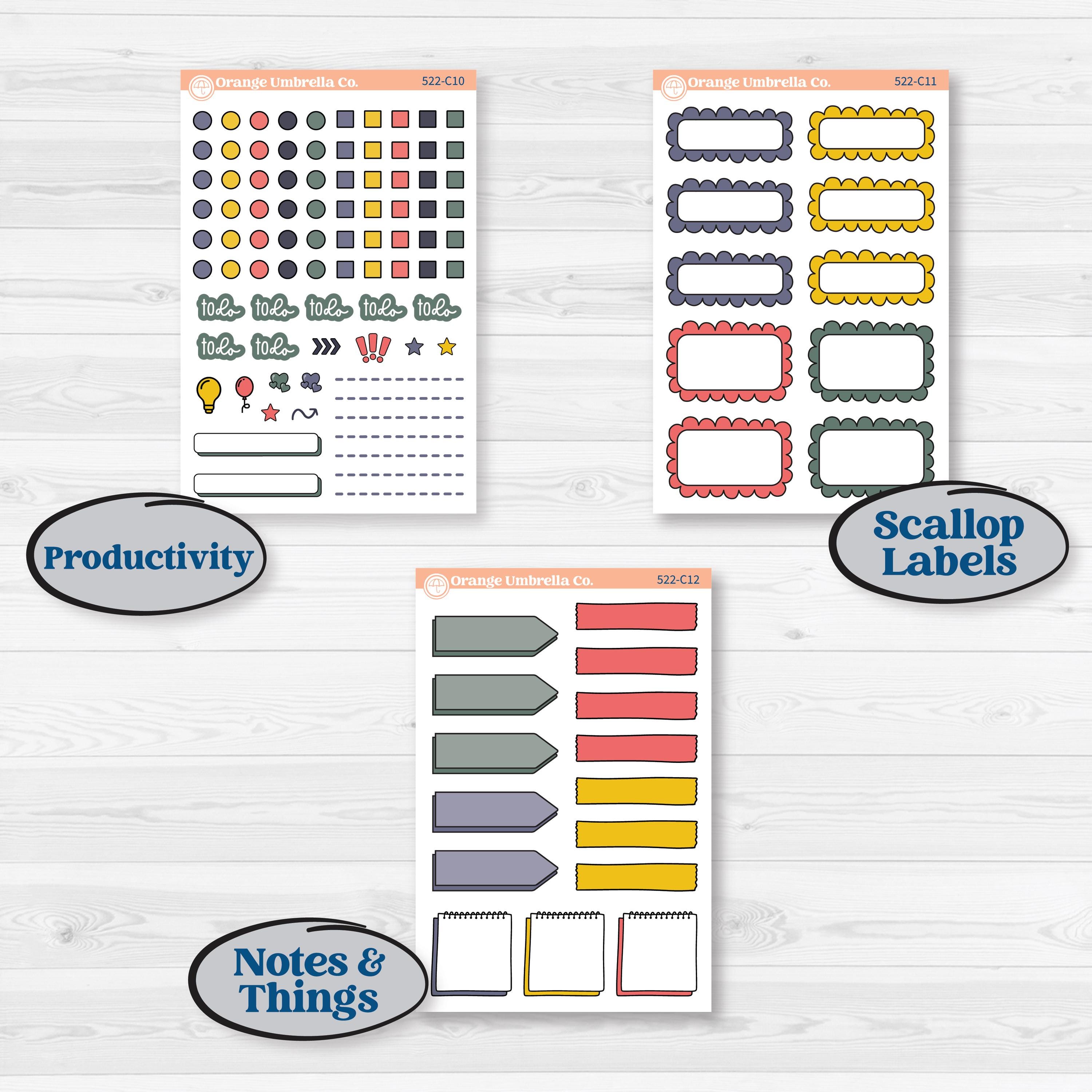 Mother’s Day | Weekly Add-On Labels Planner Kit Stickers | Best Mom | KIT-522-C