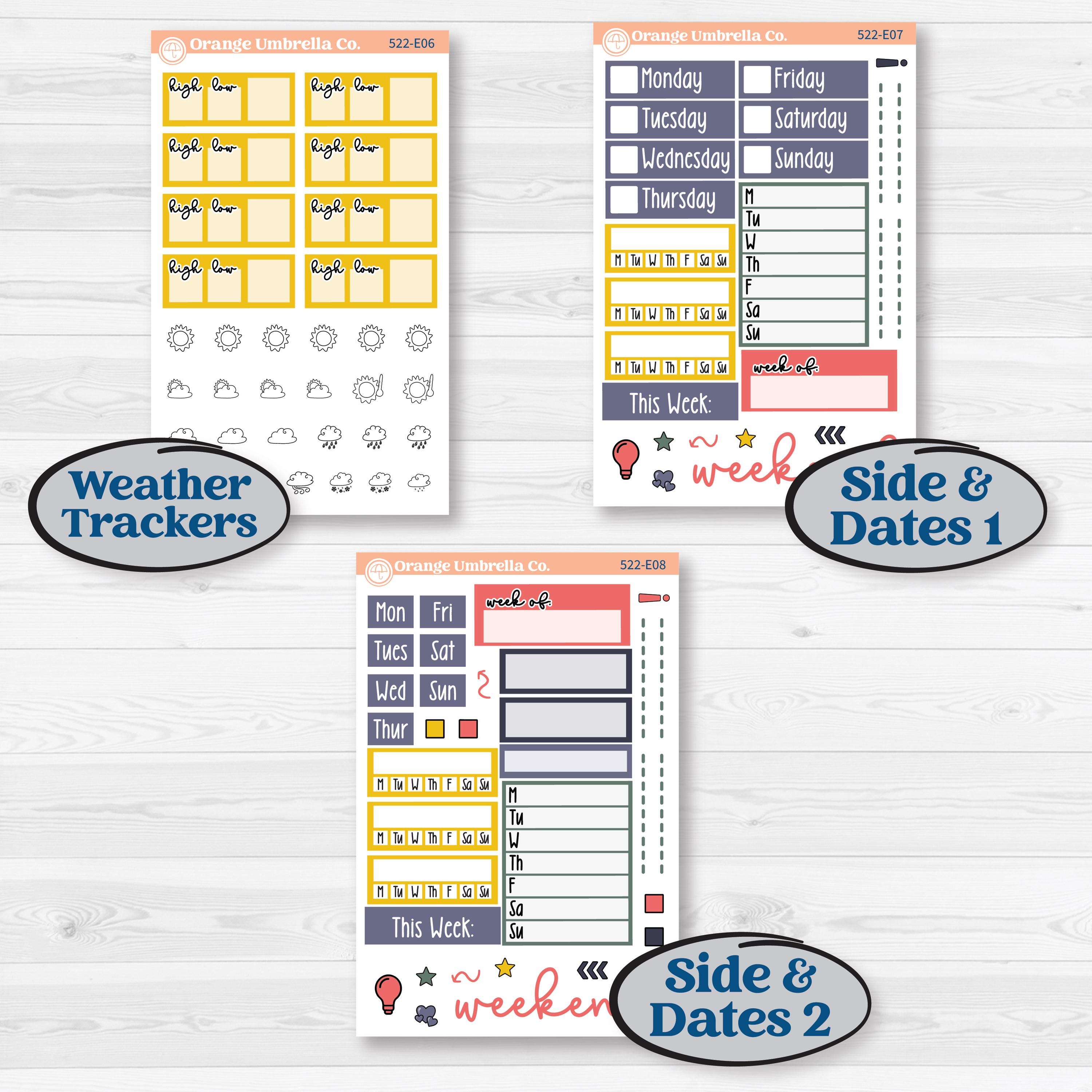 Mother’s Day | Hobonichi Cousin Weekly & Daily Planner Kit Stickers | Best Mom | KIT-522-E