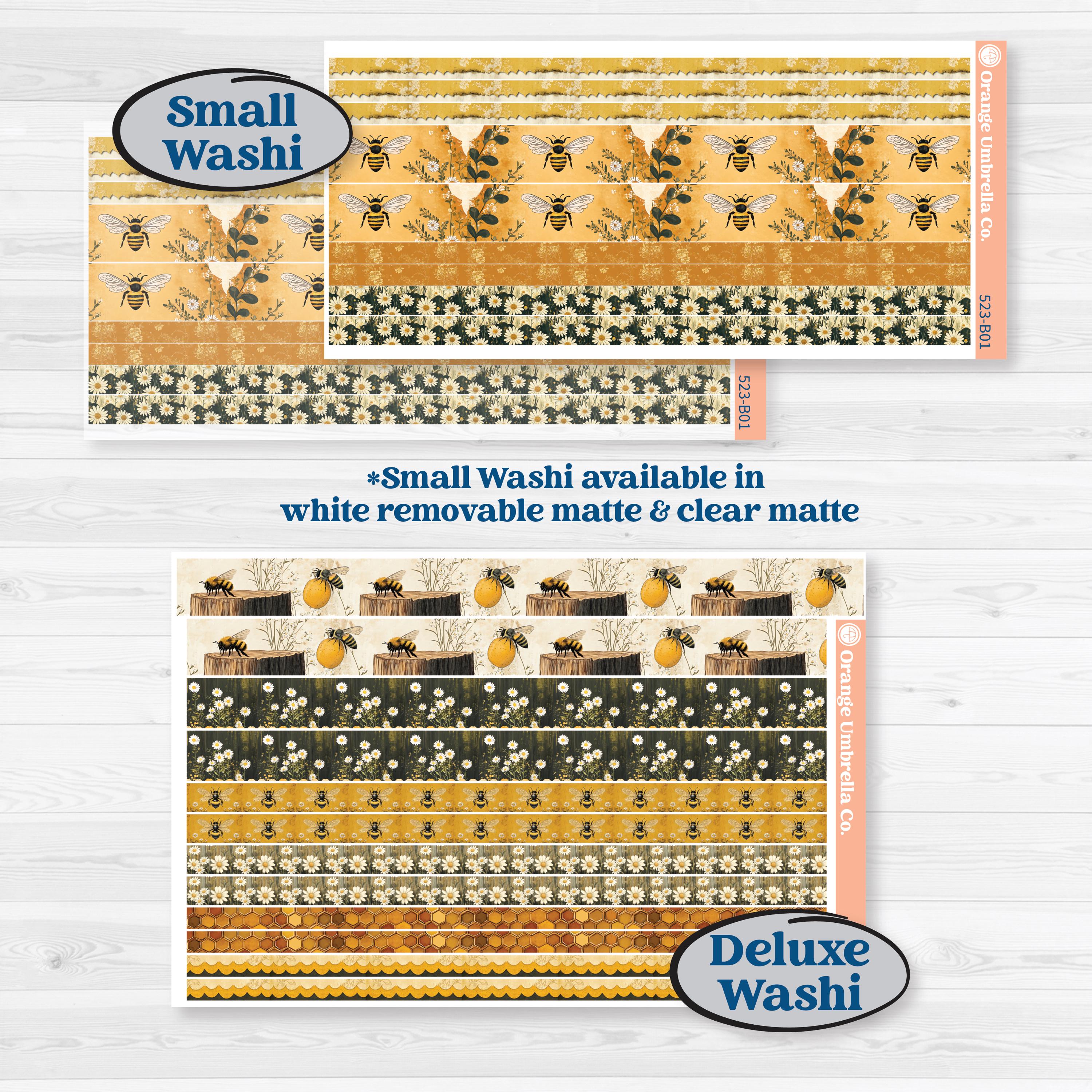 Honeybee Garden | Weekly Add-On Planner Kit Stickers | Bumble | KIT-523-B