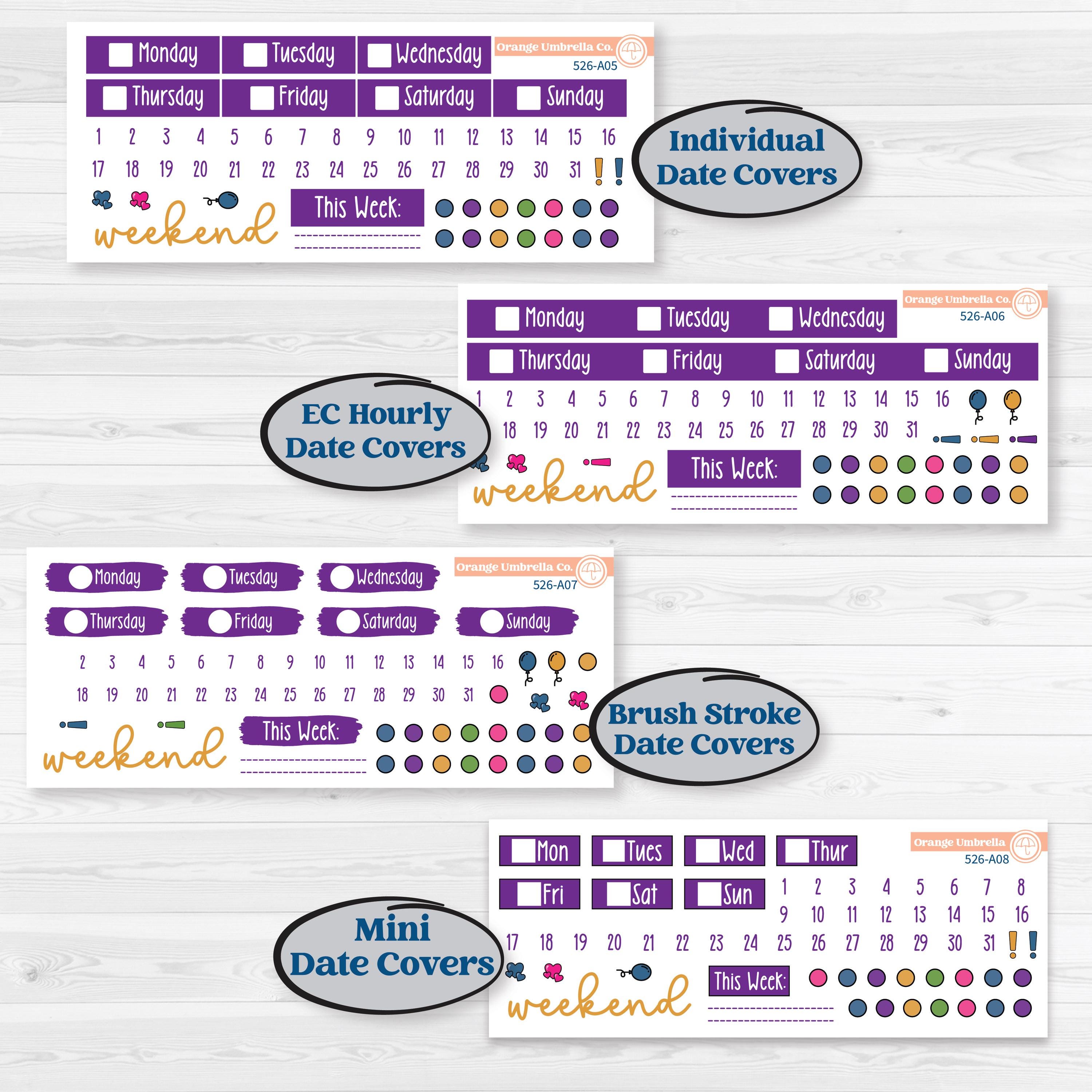 Cinco De Mayo Kit | Weekly Sticker Kit for Vertical Planners like Erin Condren | Señor Chili | KIT-526-A