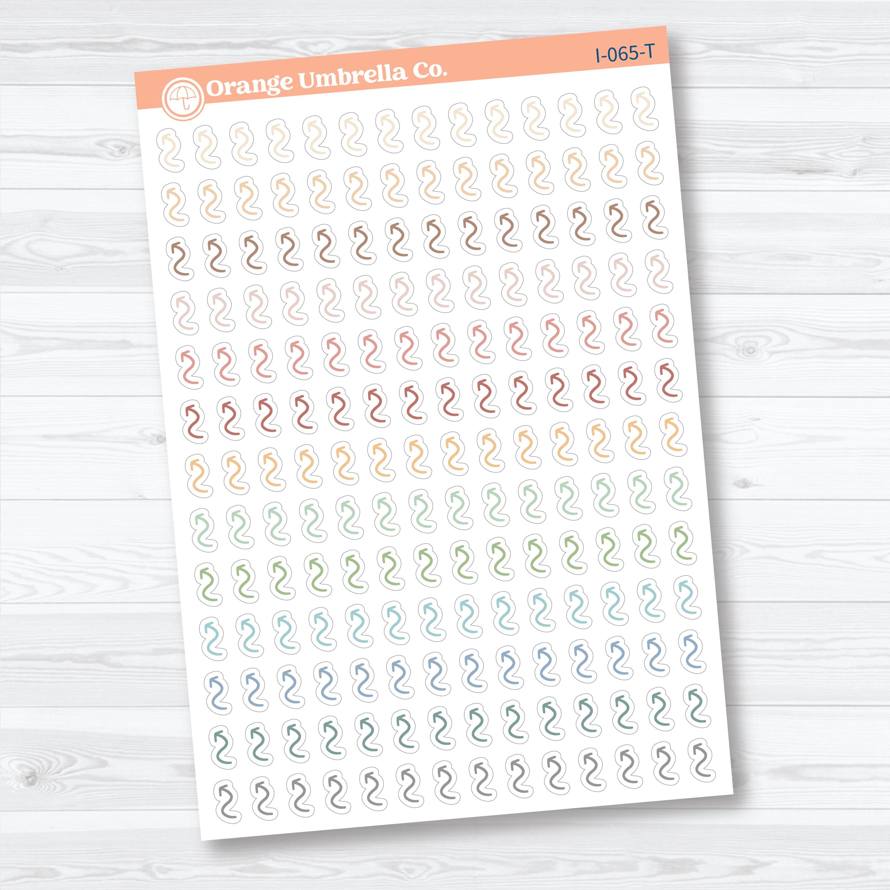 2026 Micro Arrow Icons | Planner Stickers | I-065