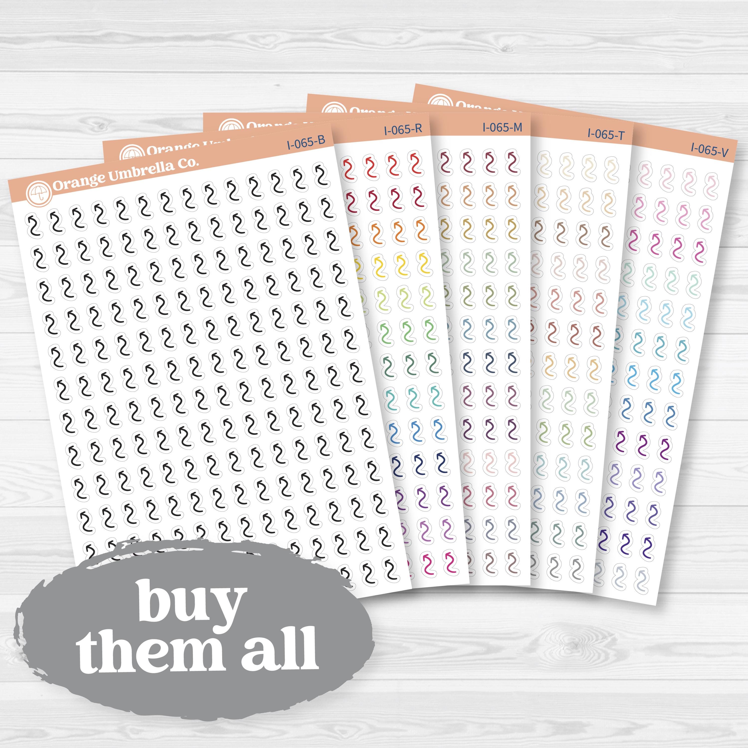 2026 Micro Arrow Icons | Planner Stickers | I-065