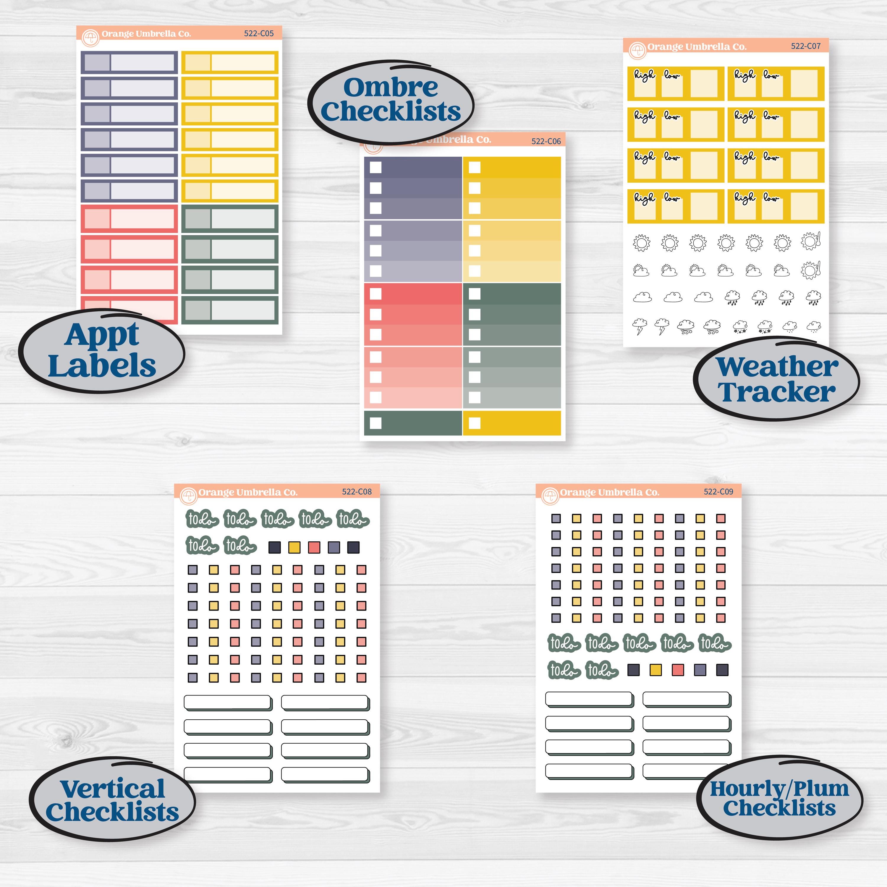 Mother’s Day | Weekly Add-On Labels Planner Kit Stickers | Best Mom | KIT-522-C