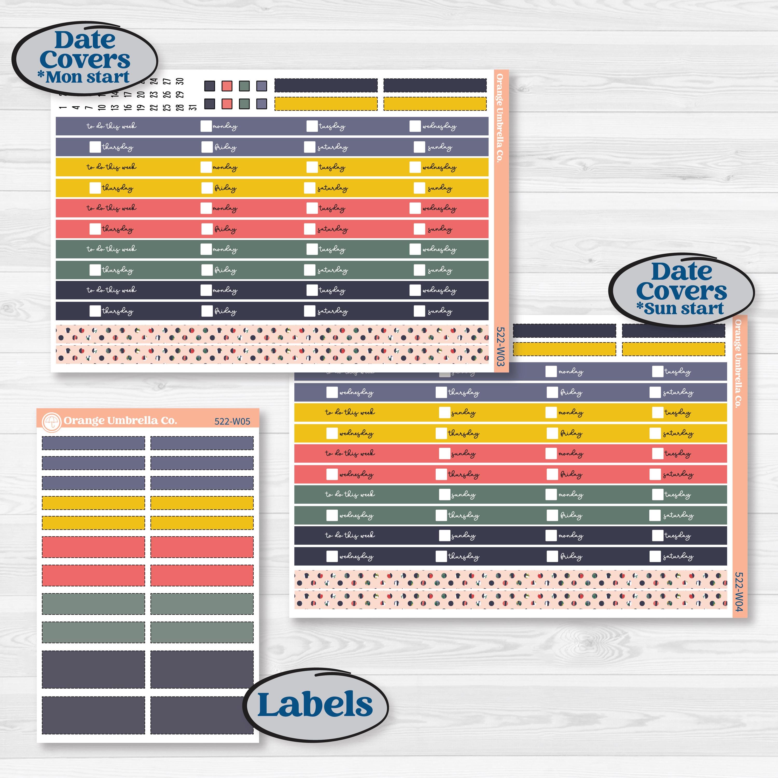Mother’s Day | Laurel Denise Scout Large Planner Kit Stickers | Best Mom | KIT-522-W