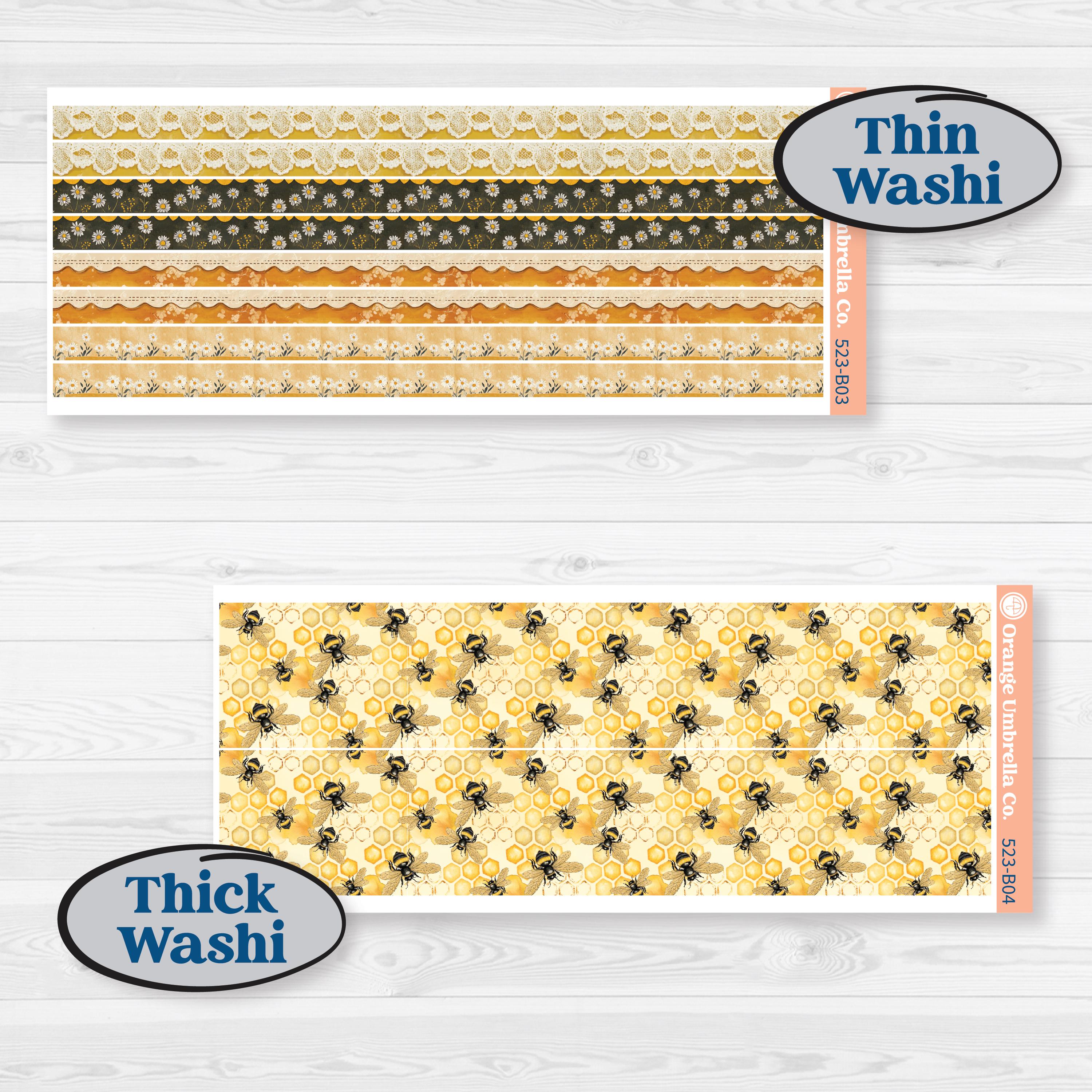 Honeybee Garden | Weekly Add-On Planner Kit Stickers | Bumble | KIT-523-B