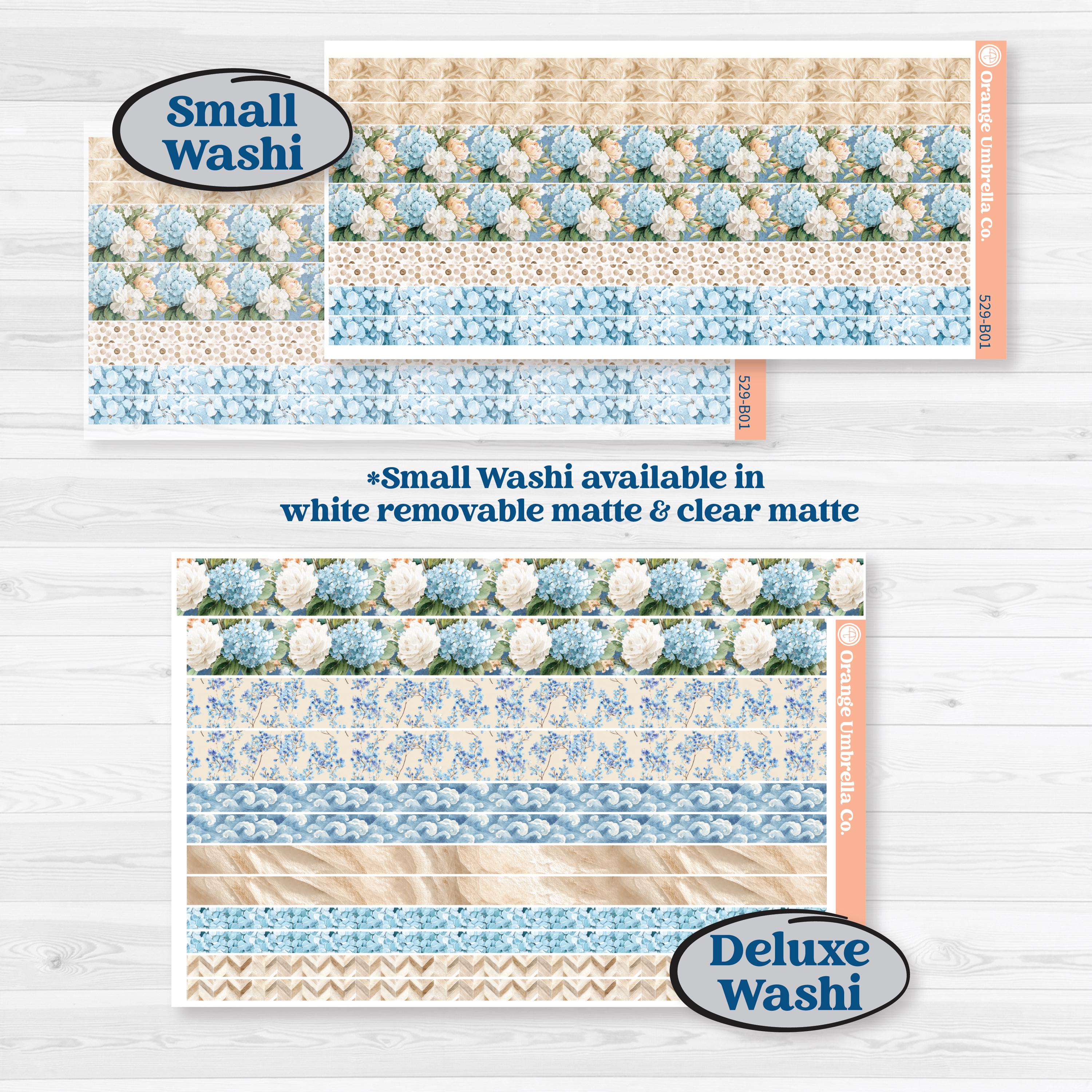 Seaside Floral | Weekly Add-On Planner Kit Stickers | On The Cape | KIT-529-B