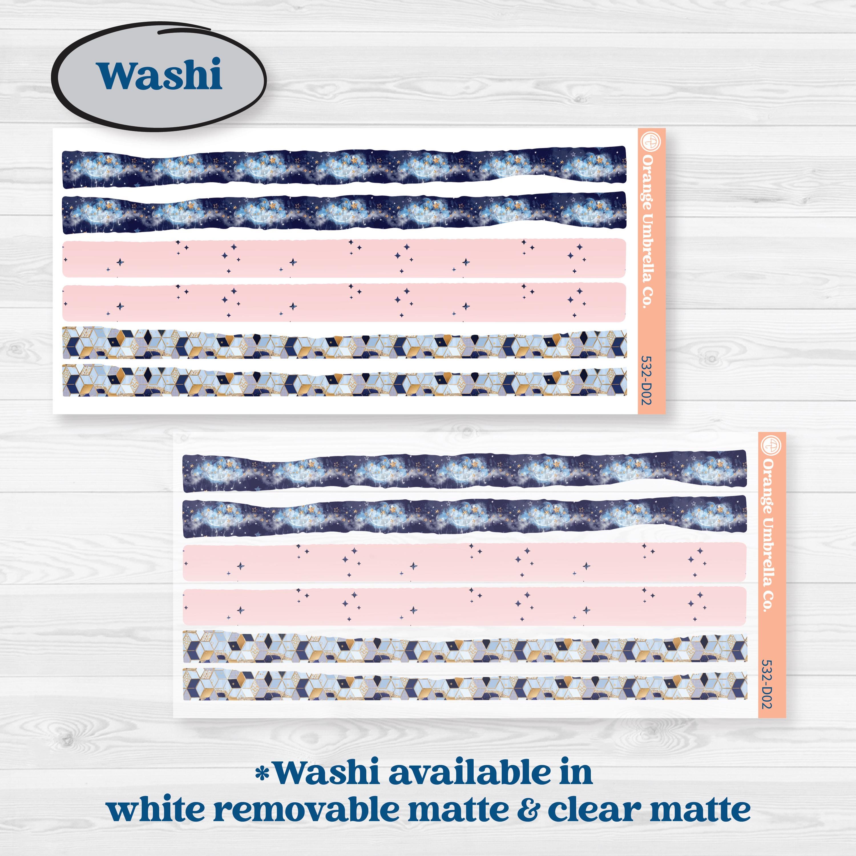 Starry Ocean and Sea Night | Journaling or Scrapbooking Kit | Creative Junk Journal Planner Stickers | Jonah | KIT-532-D