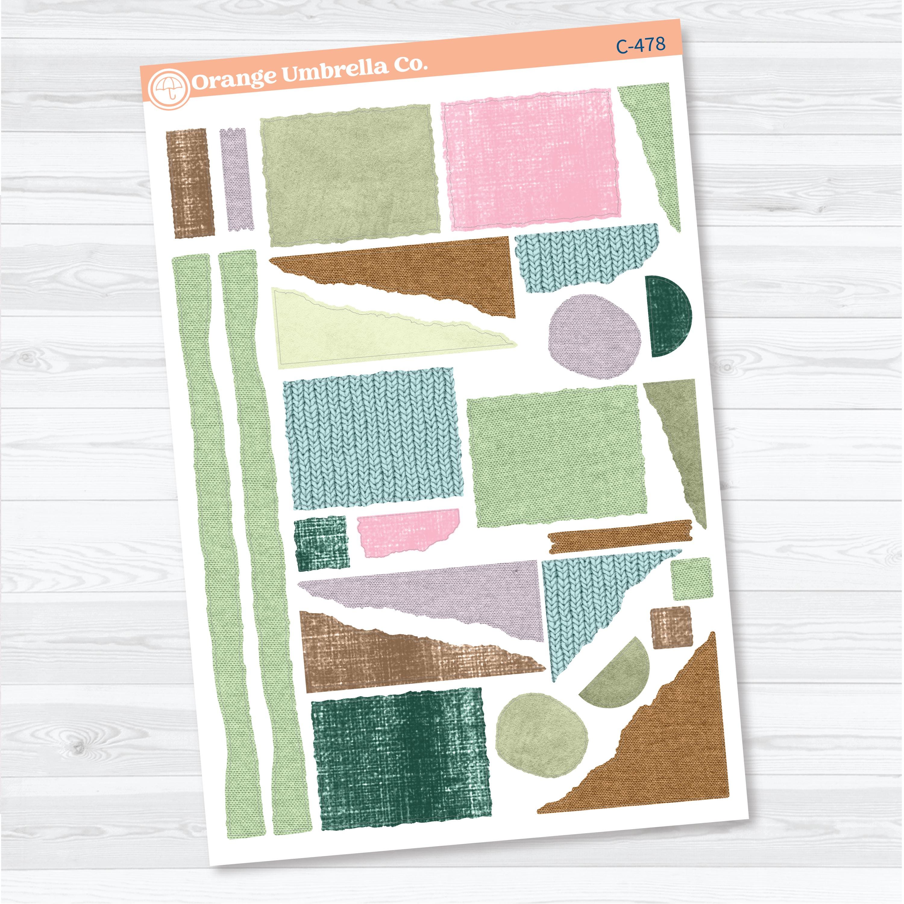 Woodlands Planner and Scrapbooking Kit | Planner Stickers | D-013 & C-478