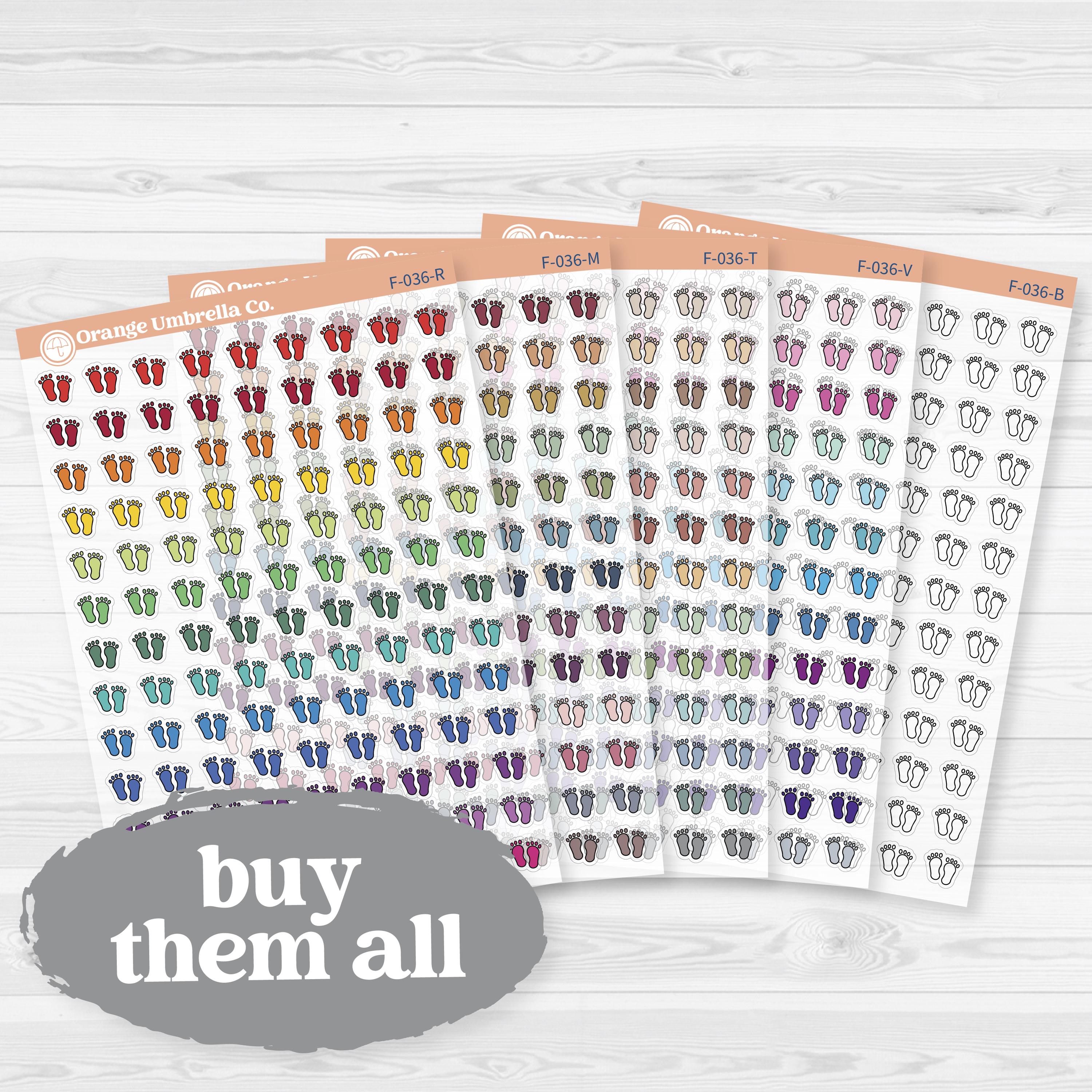 Inductive Bible Study Obedience / Walk with God Clear Matte | Faith-Based Planner & Bible Journaling Stickers | F-036-CM