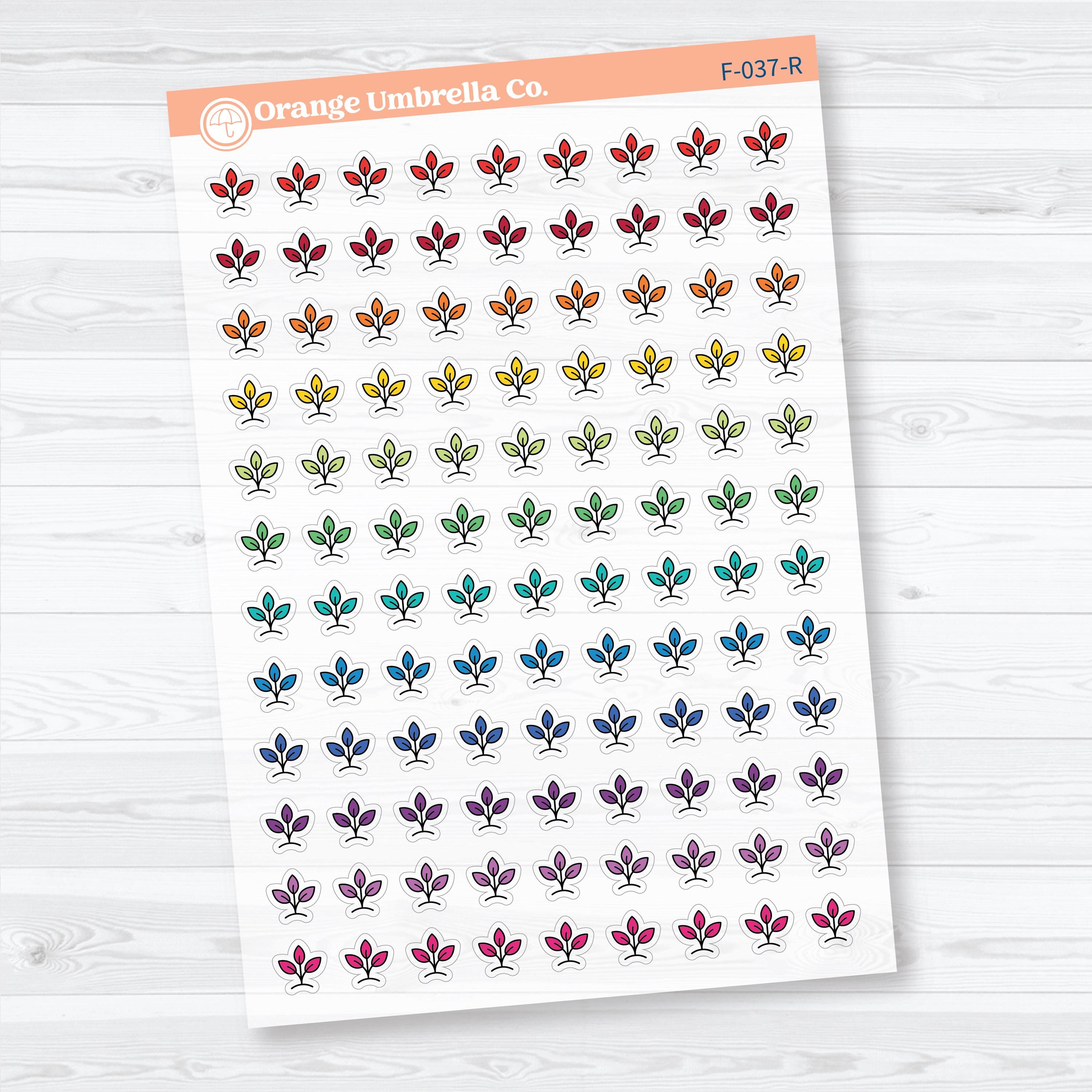 Inductive Bible Study Icons Growth & Transformation Clear Matte | Faith-Based Planner and Bible Journaling Stickers | F-037-CM