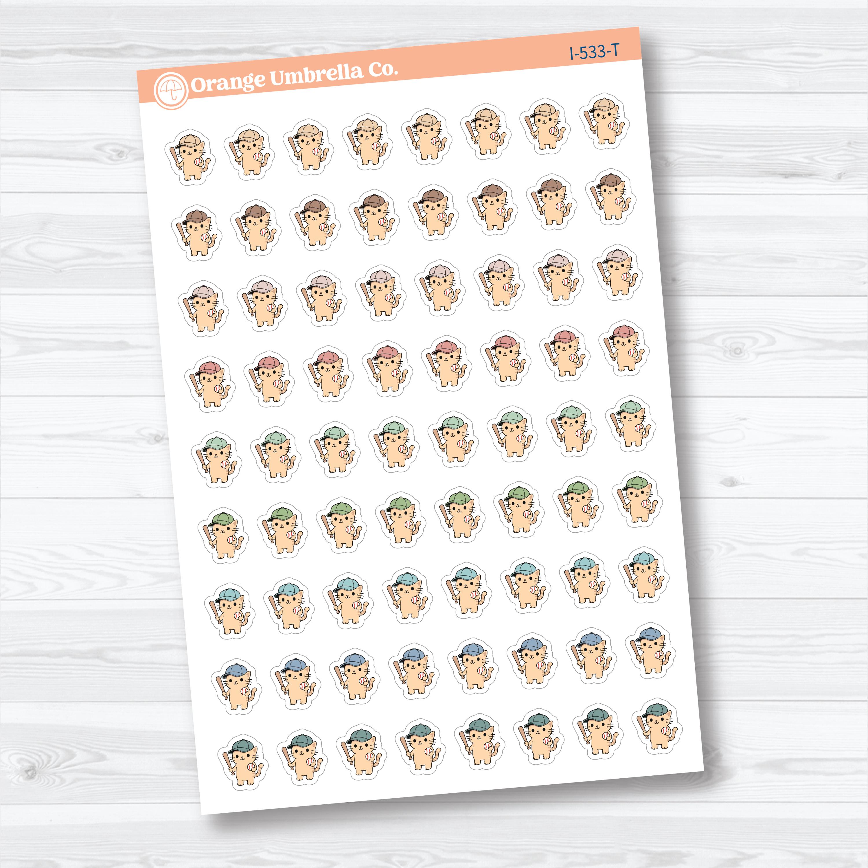 Mini Spazz Baseball Icons | Planner Stickers | I-533