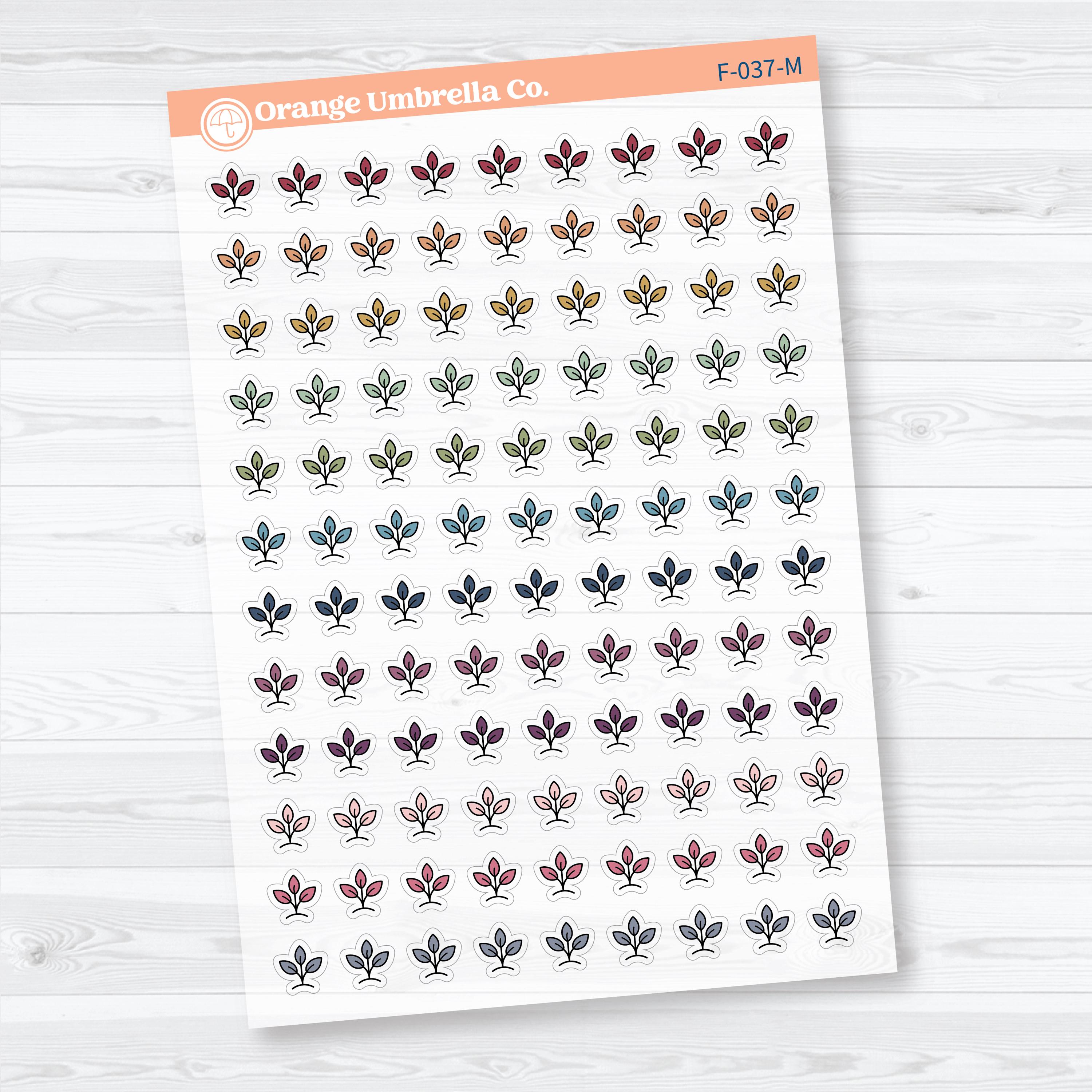 Inductive Bible Study Icons Growth & Transformation Clear Matte | Faith-Based Planner and Bible Journaling Stickers | F-037-CM