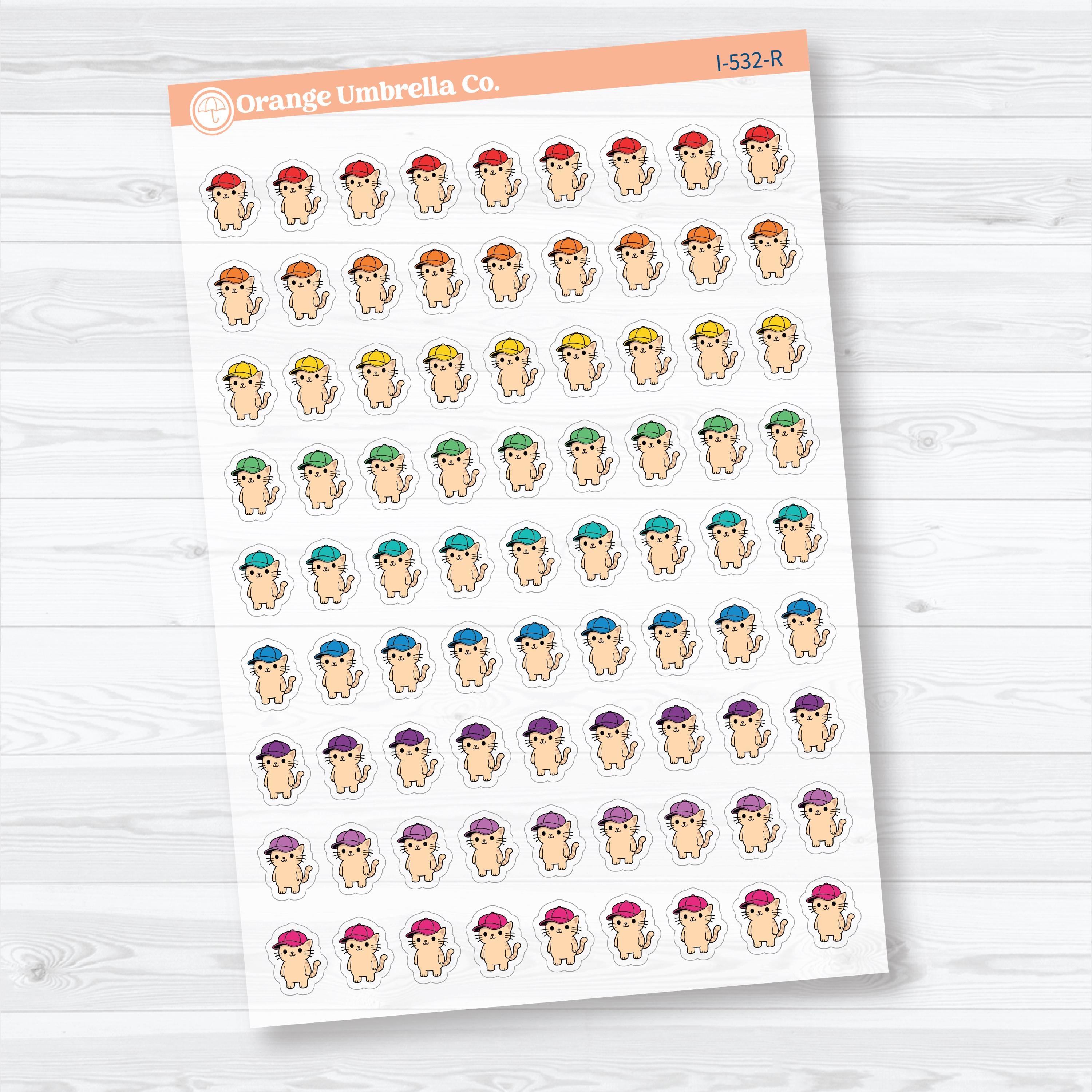 Mini Spazz Bad Hair Day or Sports Mom Clear Matte | Planner Stickers | I-532-CM
