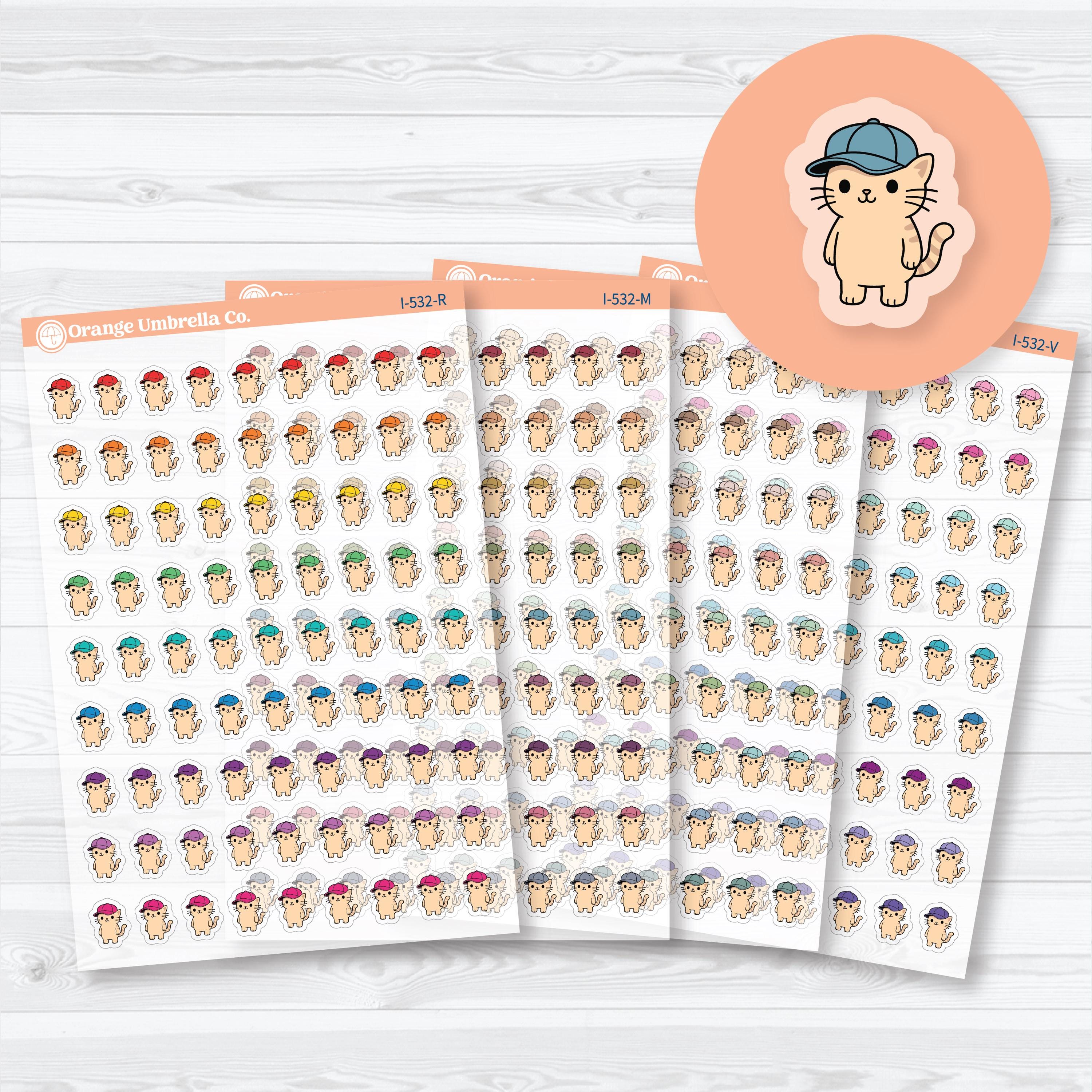 Mini Spazz Bad Hair Day or Sports Mom Clear Matte | Planner Stickers | I-532-CM