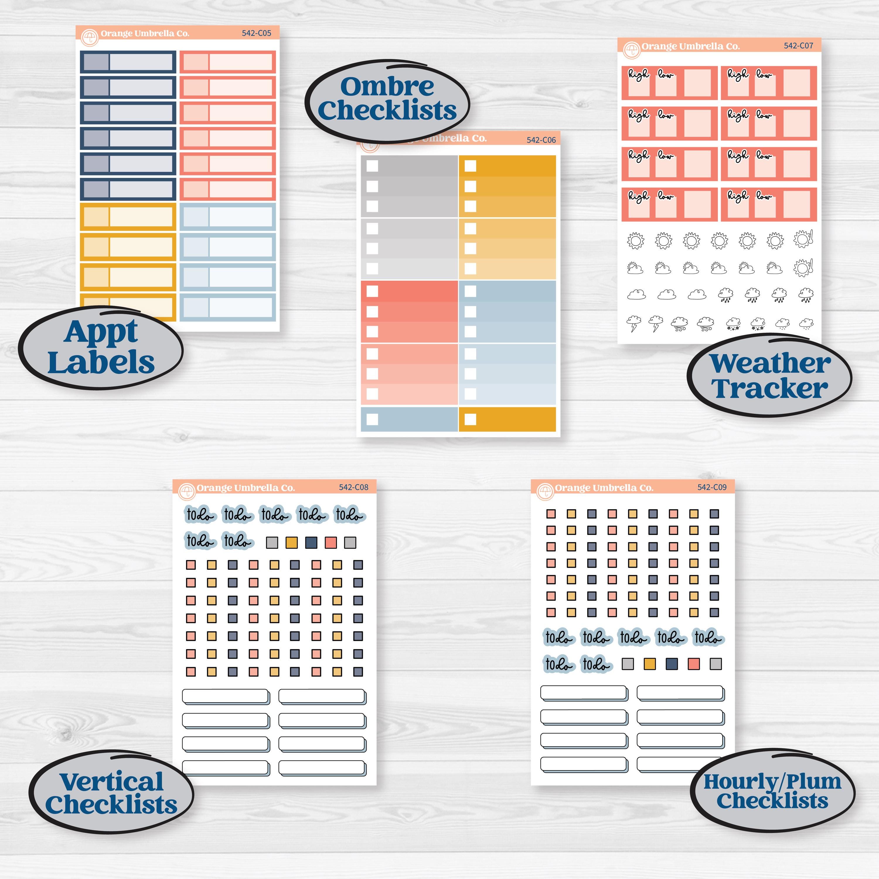 Pet Lover Planner Kit | Weekly Add-On Labels Planner Kit Stickers | Furever Friends | KIT-542-C