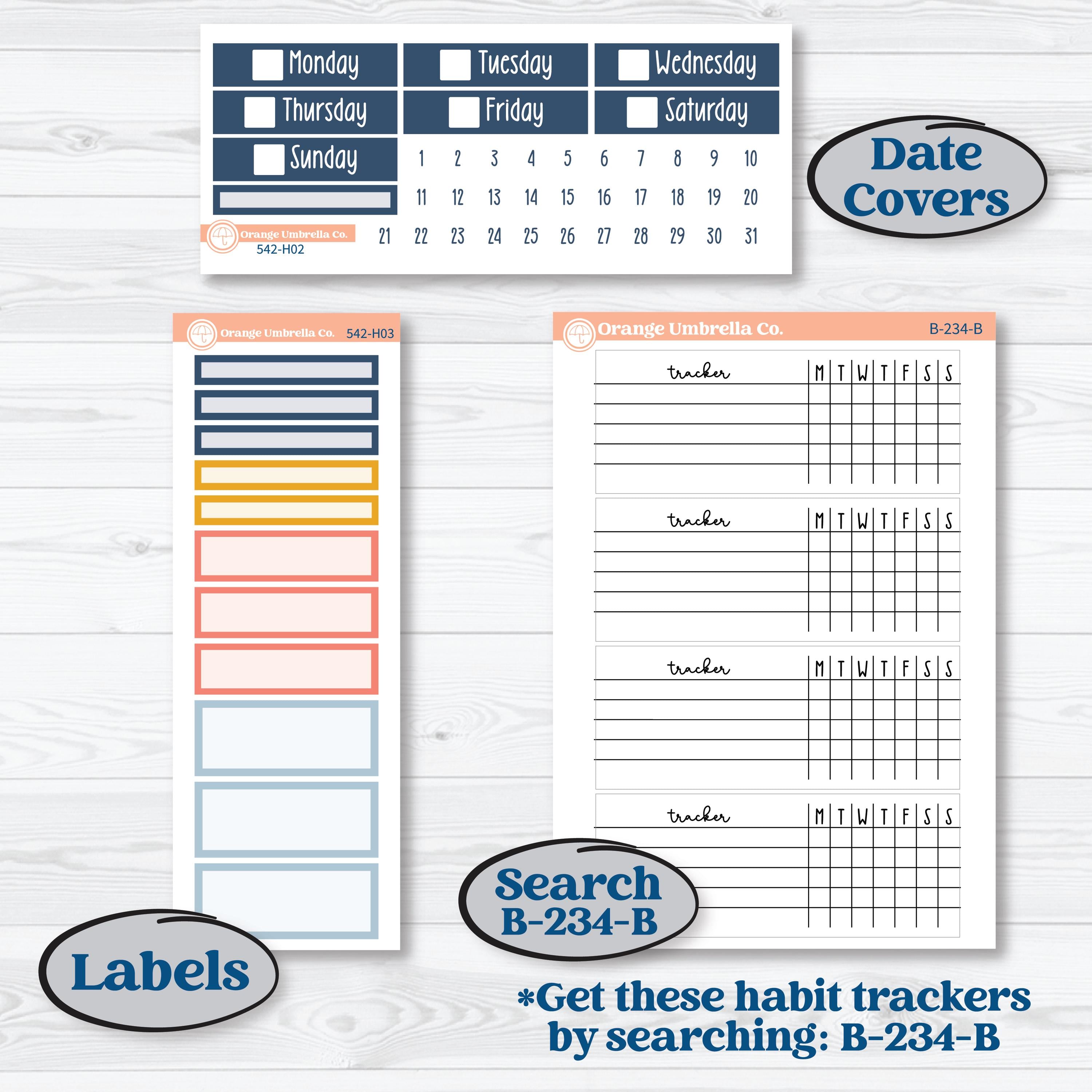 Pet Lover Planner Kit | Plum Vertical Priorities 7x9 Planner Kit Stickers | Furever Friends | KIT-542-H