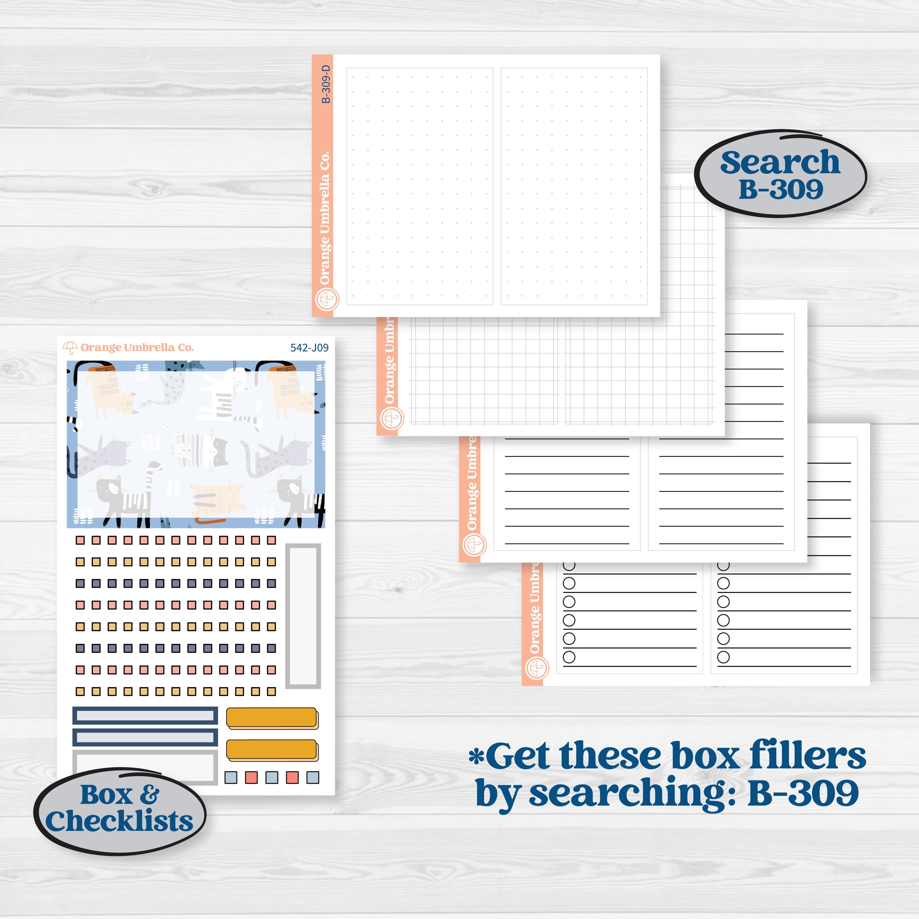 Pet Lover Planner Kit | A5 Daily Duo Planner Kit Stickers | Furever Friends | KIT-542-J