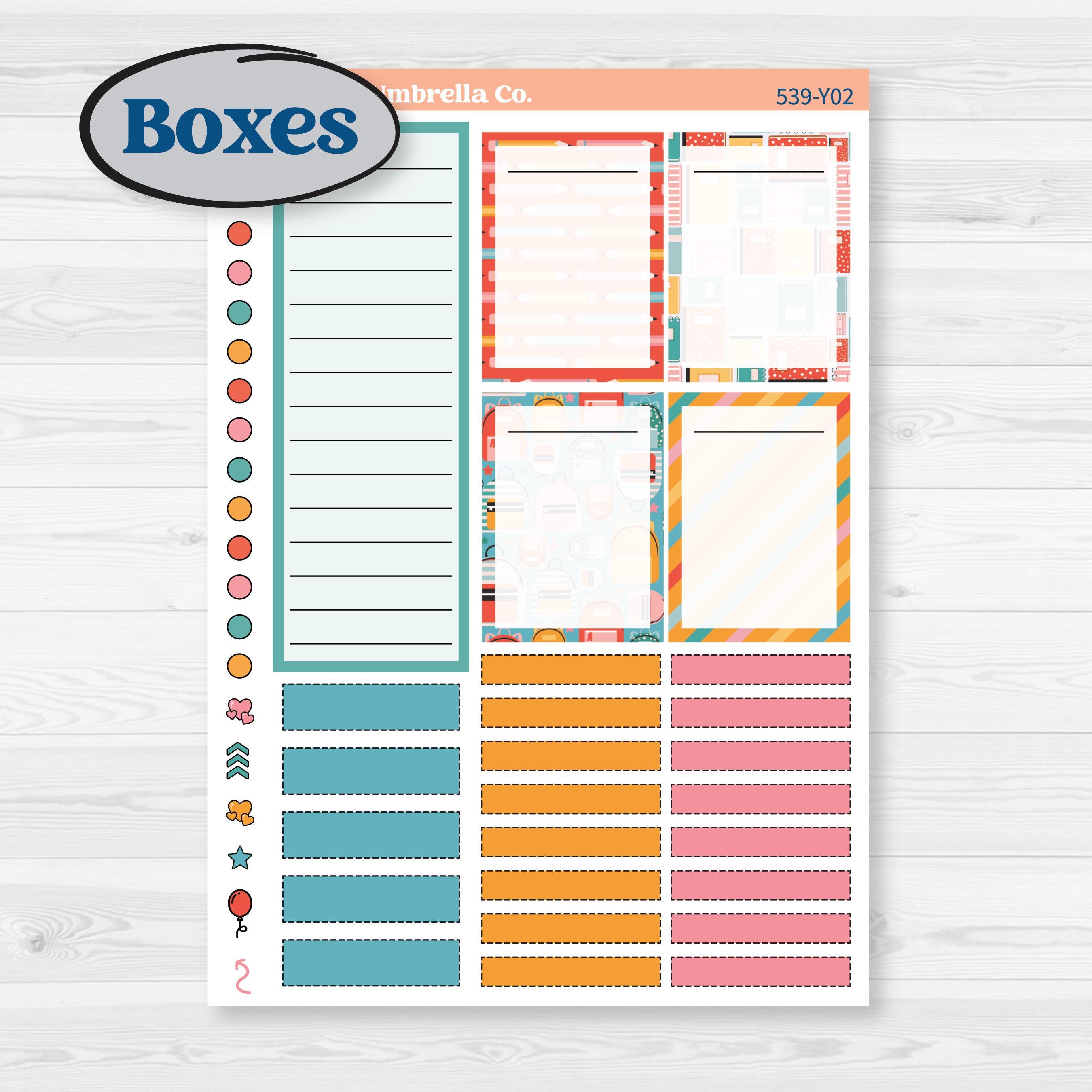 Back To School Kit | Laurel Denise Scout Small Planner Kit Stickers | Level Up | KIT-539-Y