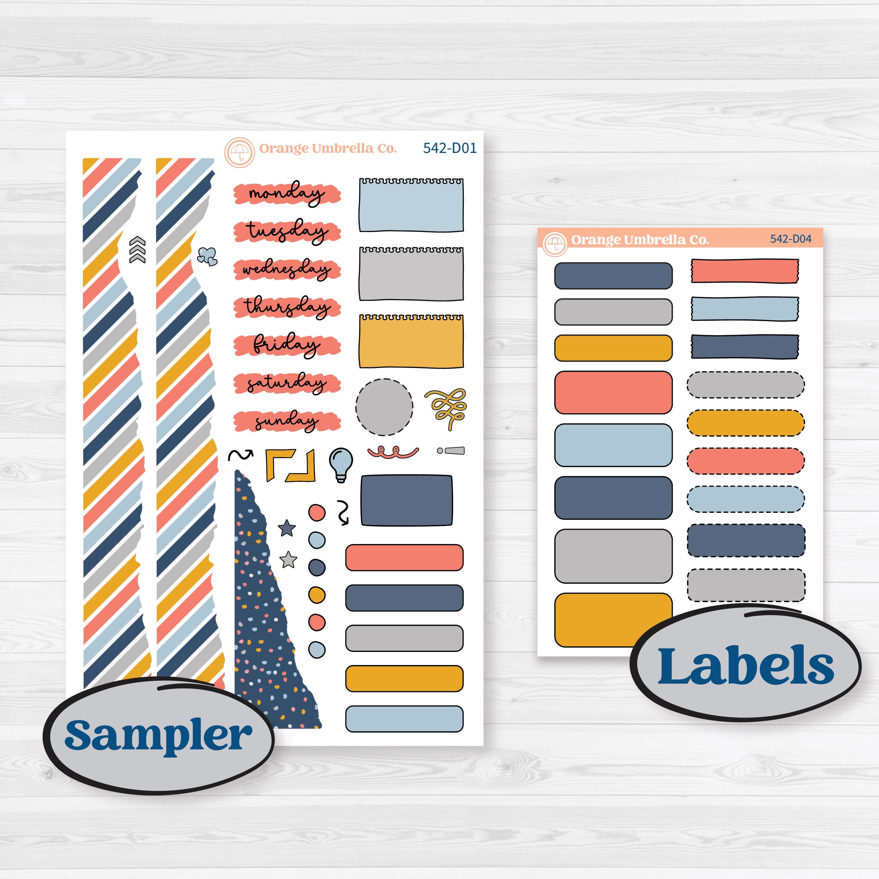 Pet Lover Planner Kit | Journaling or Scrapbooking Kit | Creative Junk Journal Planner Stickers | Furever Friends | KIT-542-D