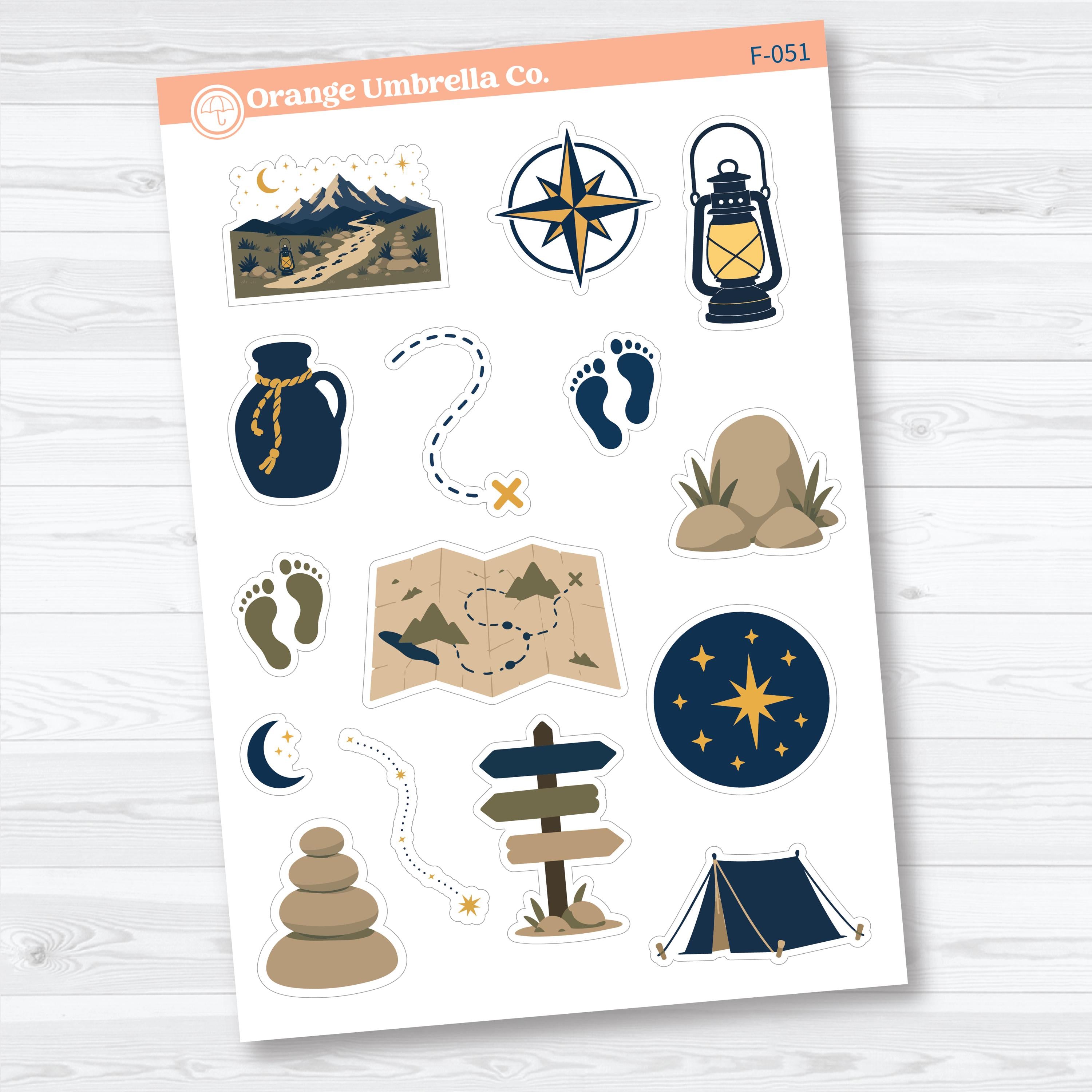Where He Leads | Journey Bible Study Sticker Collection | F-048–F-051