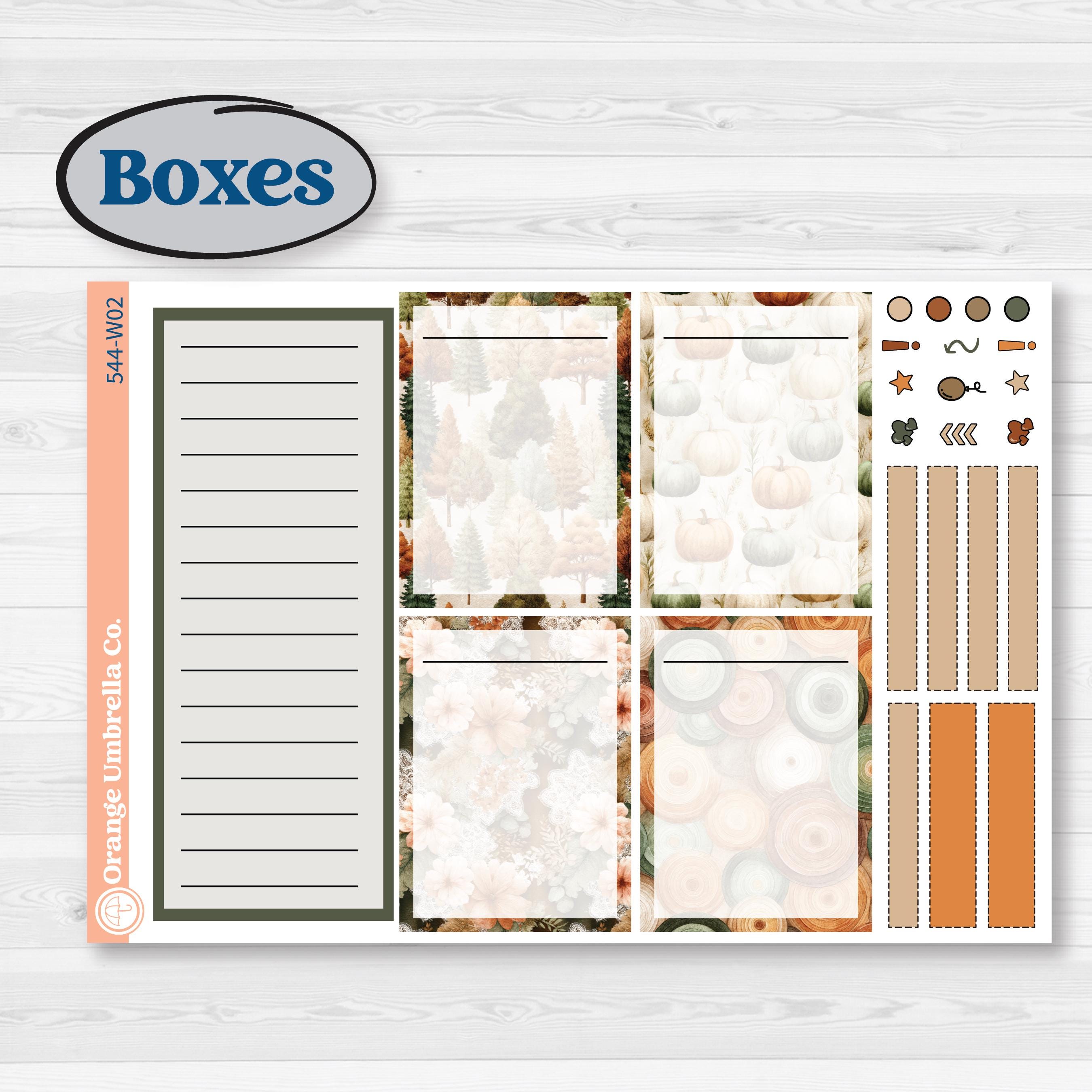 Autumn Woodland Planner Kit | Laurel Denise Scout Large Planner Kit Stickers | Autumn Stroll | KIT-544-W