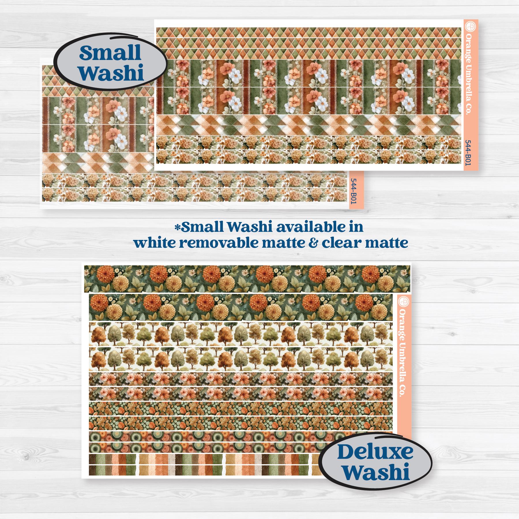 Autumn Woodland Planner Kit | Weekly Add-On Planner Kit Stickers | Autumn Stroll | KIT-544-B