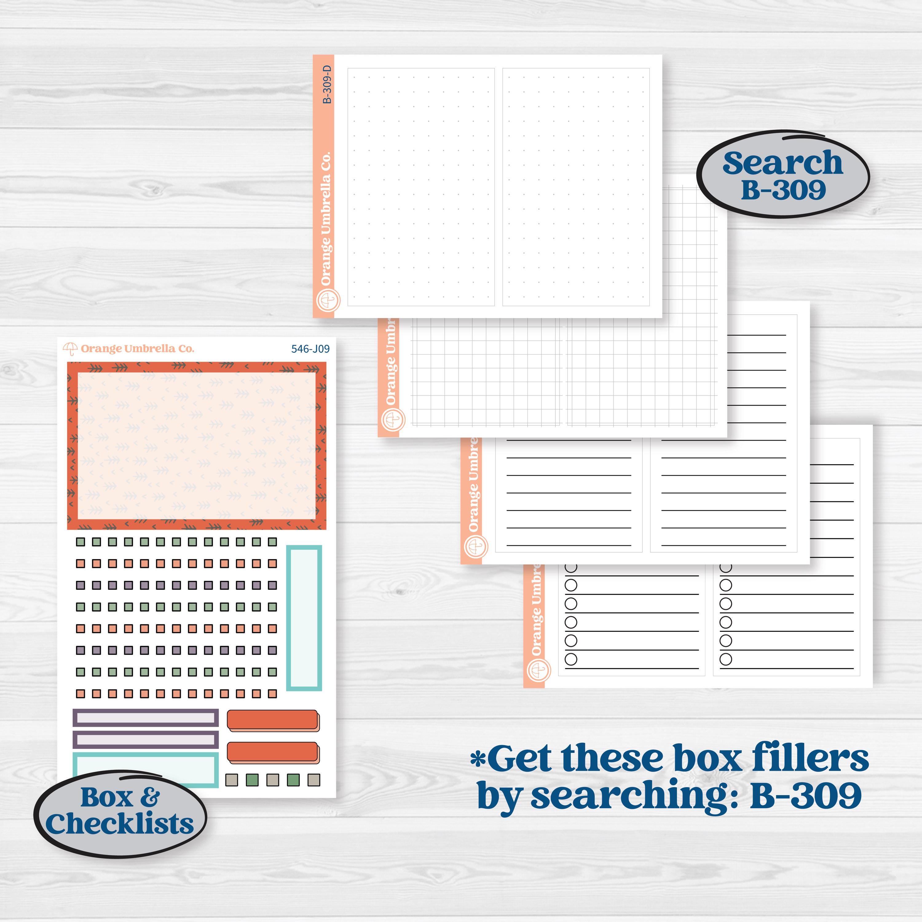 Woodland Animals Kit | A5 Daily Duo Planner Kit Stickers | Forest Fluffs | KIT-546-J