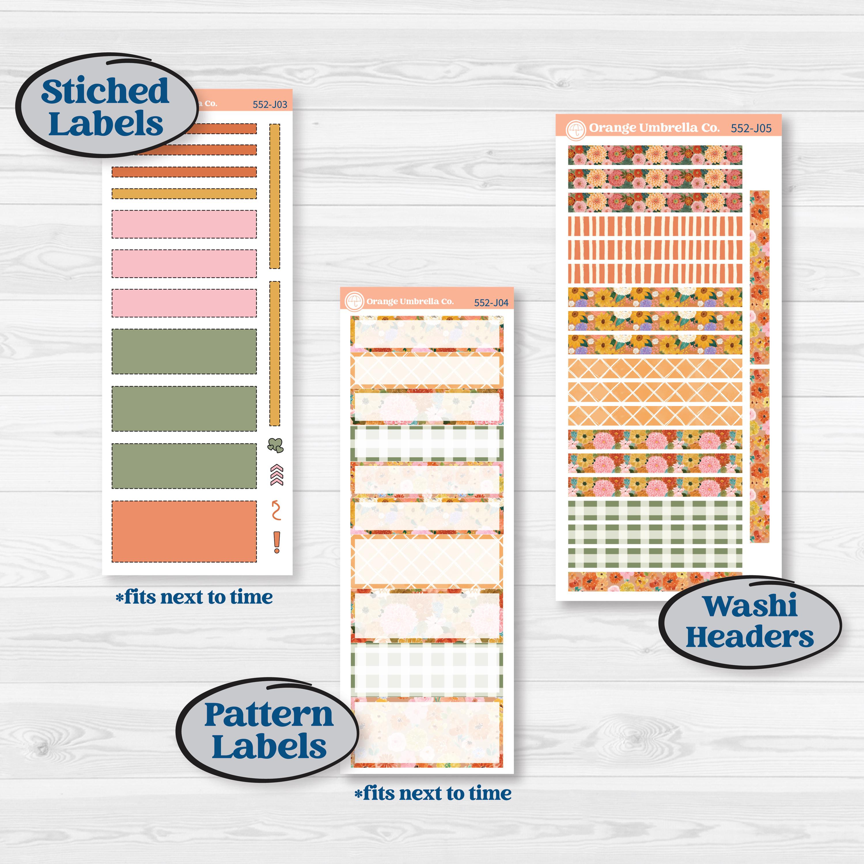 Woodland Planner Kit | A5 Daily Duo Planner Kit Stickers | Fox & Fern | KIT-552-J