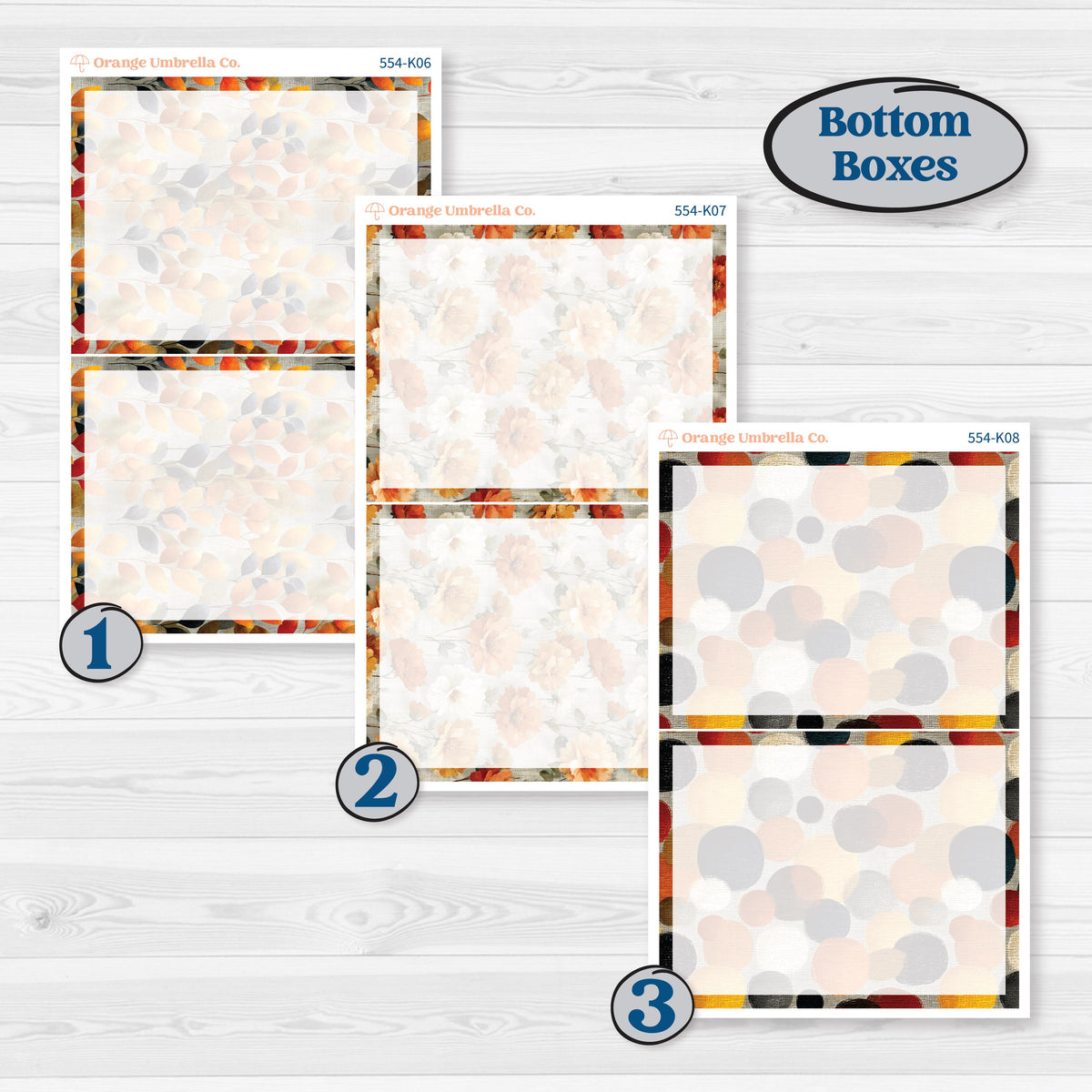 Thanksgiving Planner Kit | 7x9 Erin Condren Daily Duo Planner Kit Stickers | Gather In Gratitude | KIT-554-K