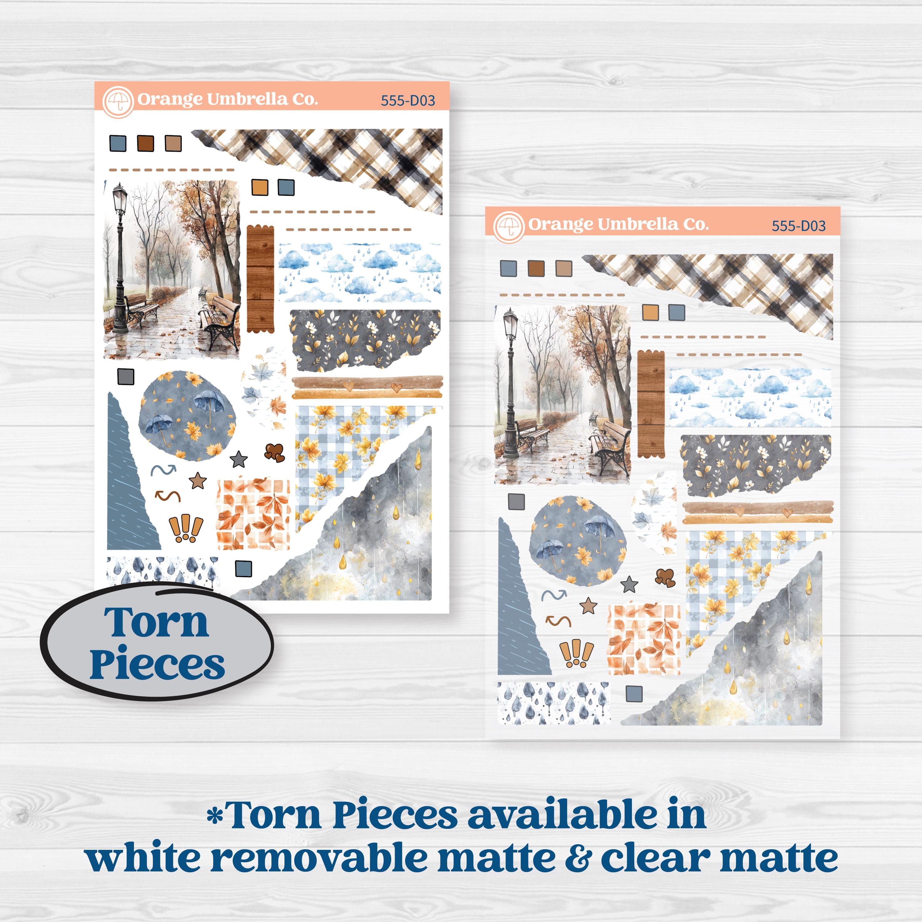 Reading Planner Kit | Journaling or Scrapbooking Kit | Creative Junk Journal Planner Stickers | Reading Weather | KIT-555-D