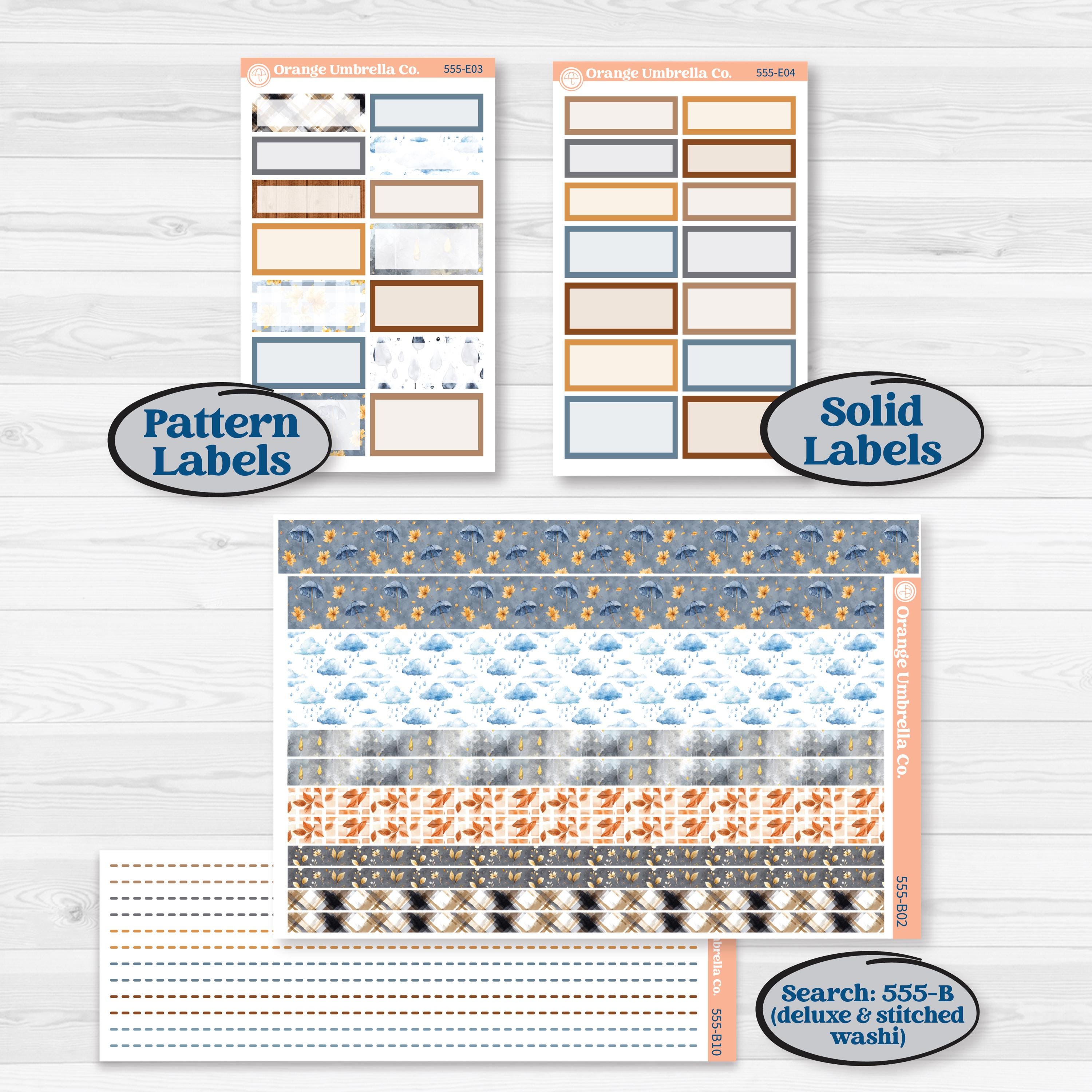 Reading Planner Kit | Hobonichi Cousin Weekly & Daily Planner Kit Stickers | Reading Weather | KIT-555-E