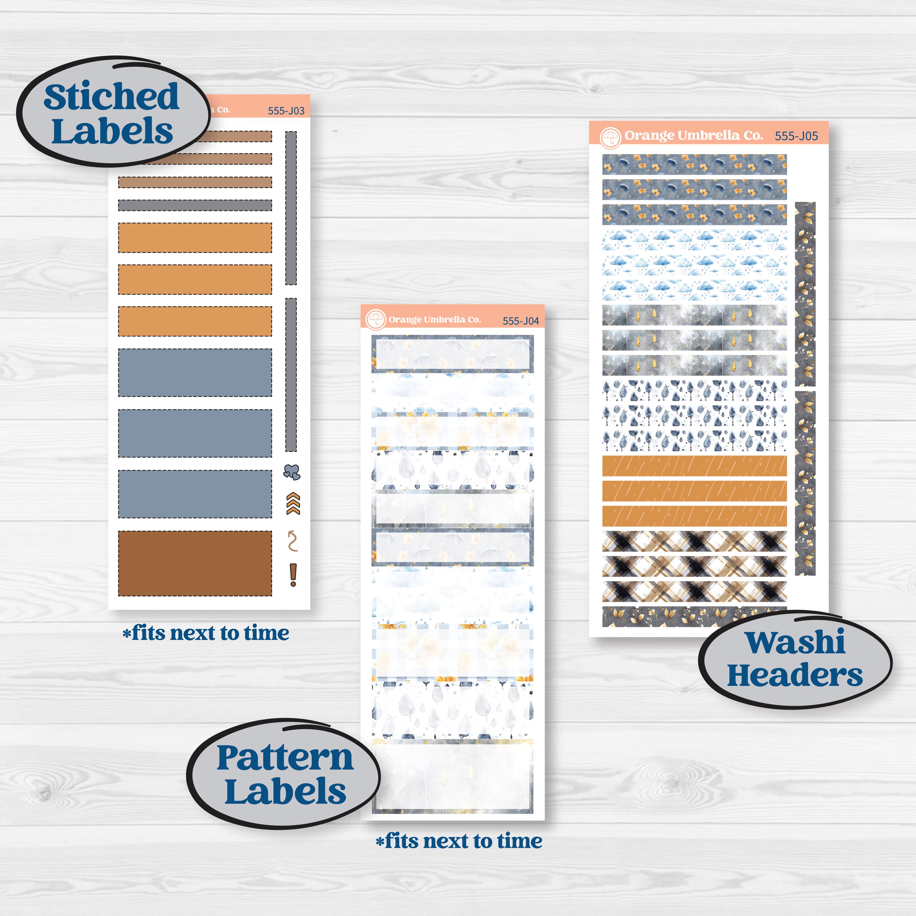Reading Planner Kit | A5 Daily Duo Planner Kit Stickers | Reading Weather | KIT-555-J