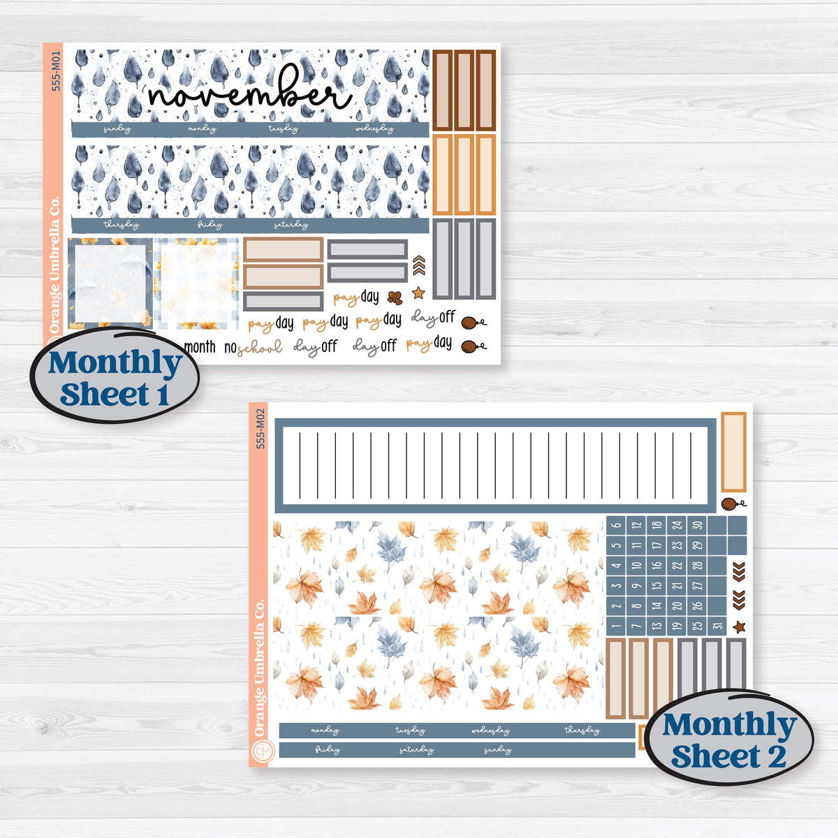 Reading Planner Kit | A5 Erin Condren Monthly & Productivity Dashboard Sticker Kit | Reading Weather | KIT-555-M