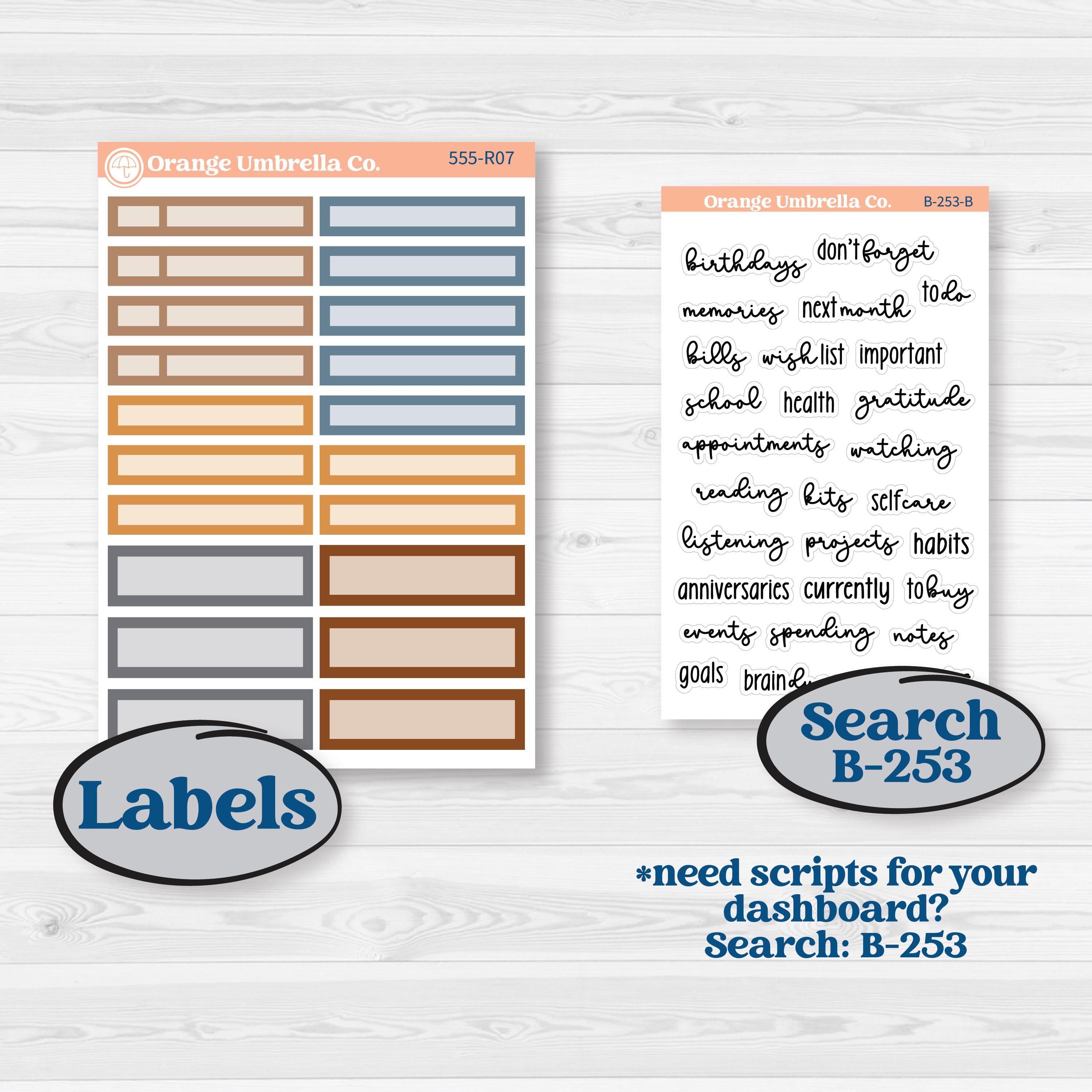 Reading Planner Kit | 8.5x11 Plum Monthly & Dashboard Planner Kit Stickers | Reading Weather | KIT-555-R