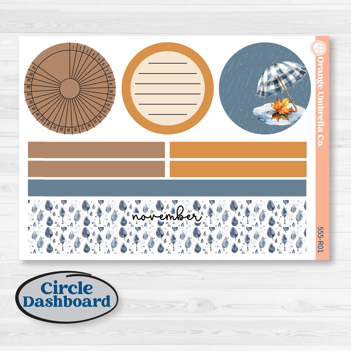 Reading Planner Kit | 8.5x11 Plum Monthly & Dashboard Planner Kit Stickers | Reading Weather | KIT-555-R